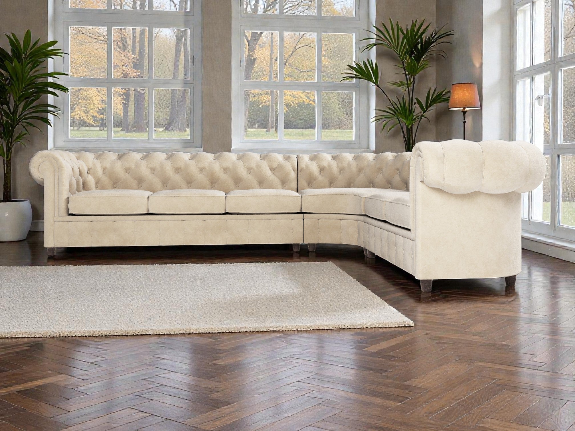 Kampinė sofa KEMBRIDŽAS RIVIERA