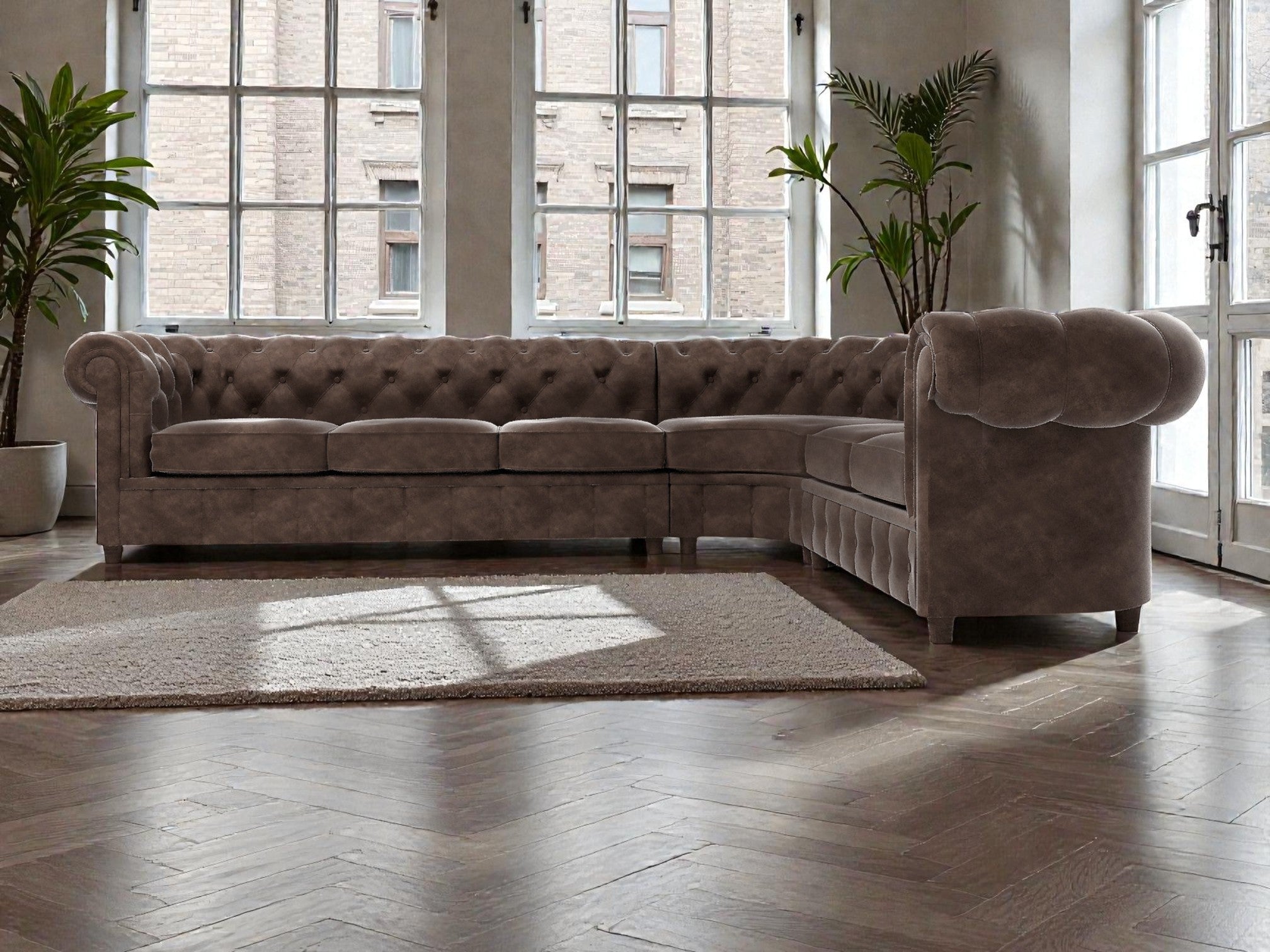 Kampinė sofa KEMBRIDŽAS RIVIERA
