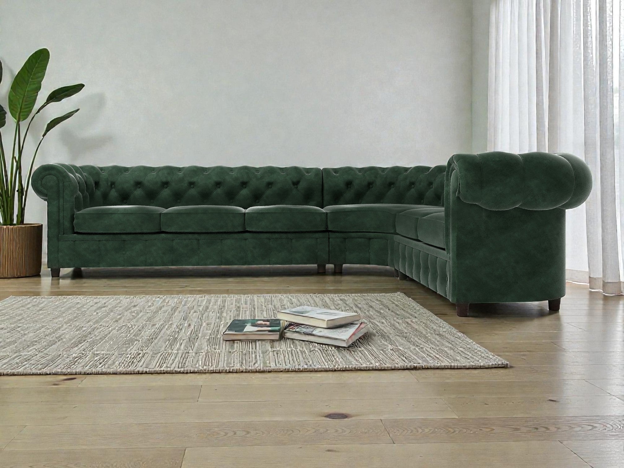 Kampinė sofa KEMBRIDŽAS RIVIERA