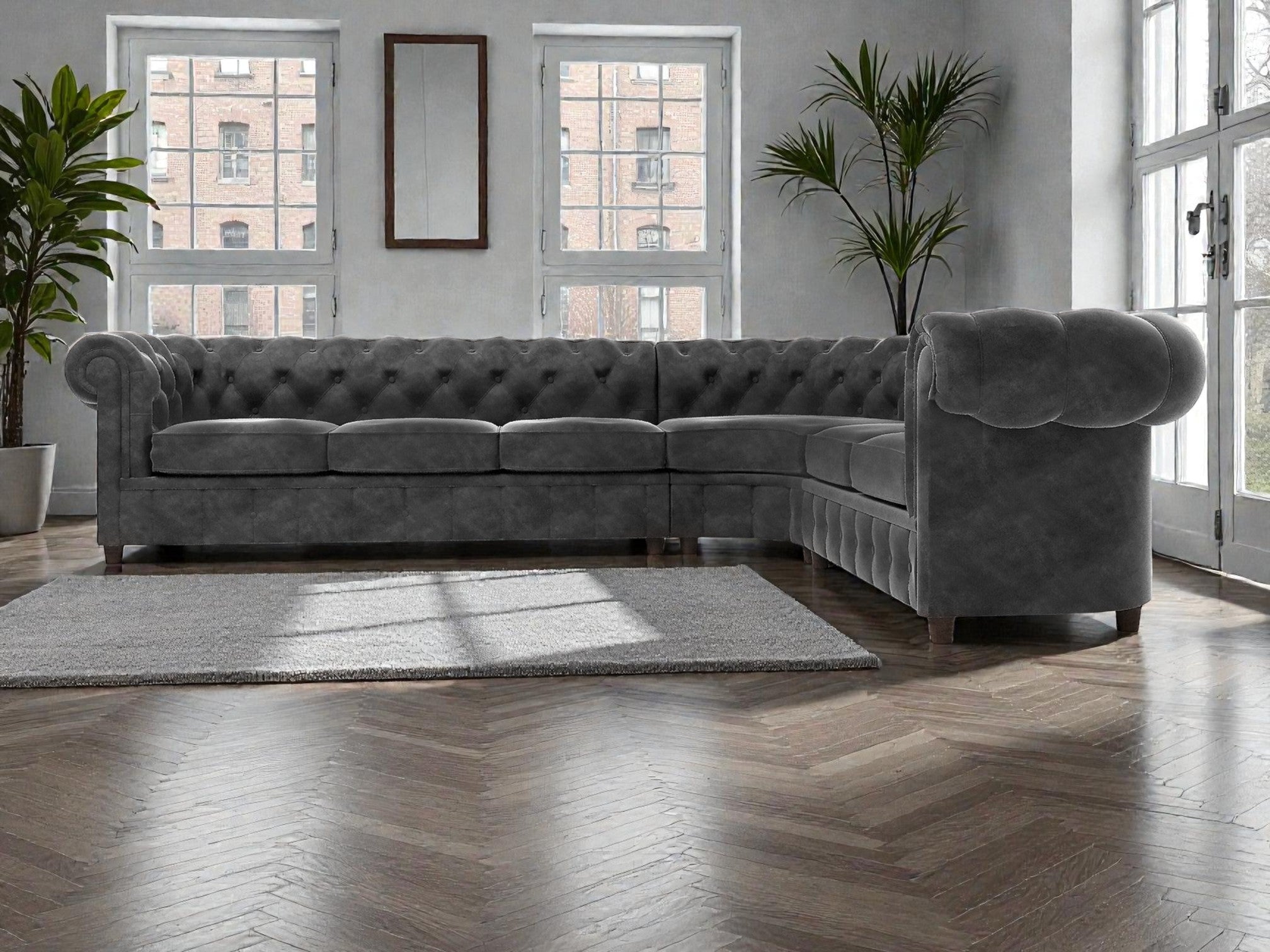 Kampinė sofa KEMBRIDŽAS RIVIERA