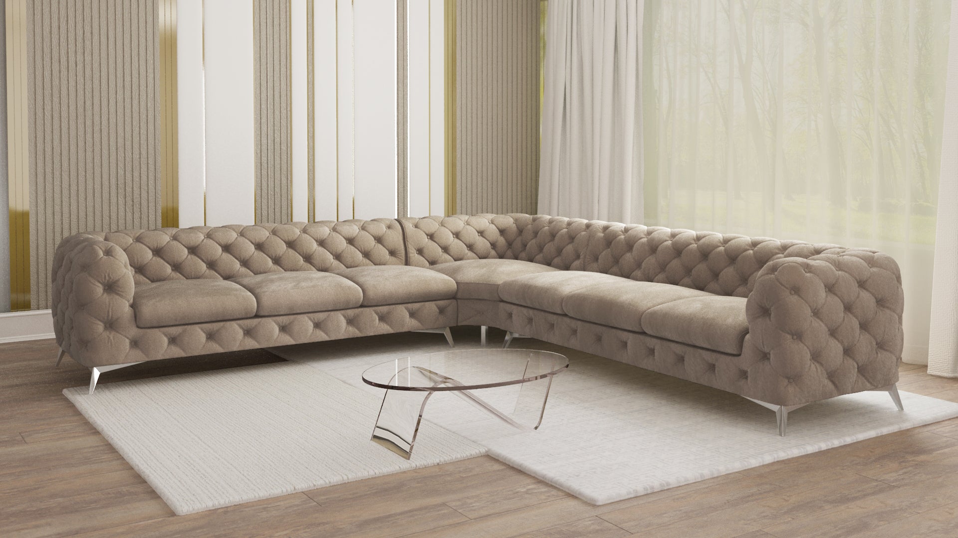 Kampinė sofa CHELSEA 3