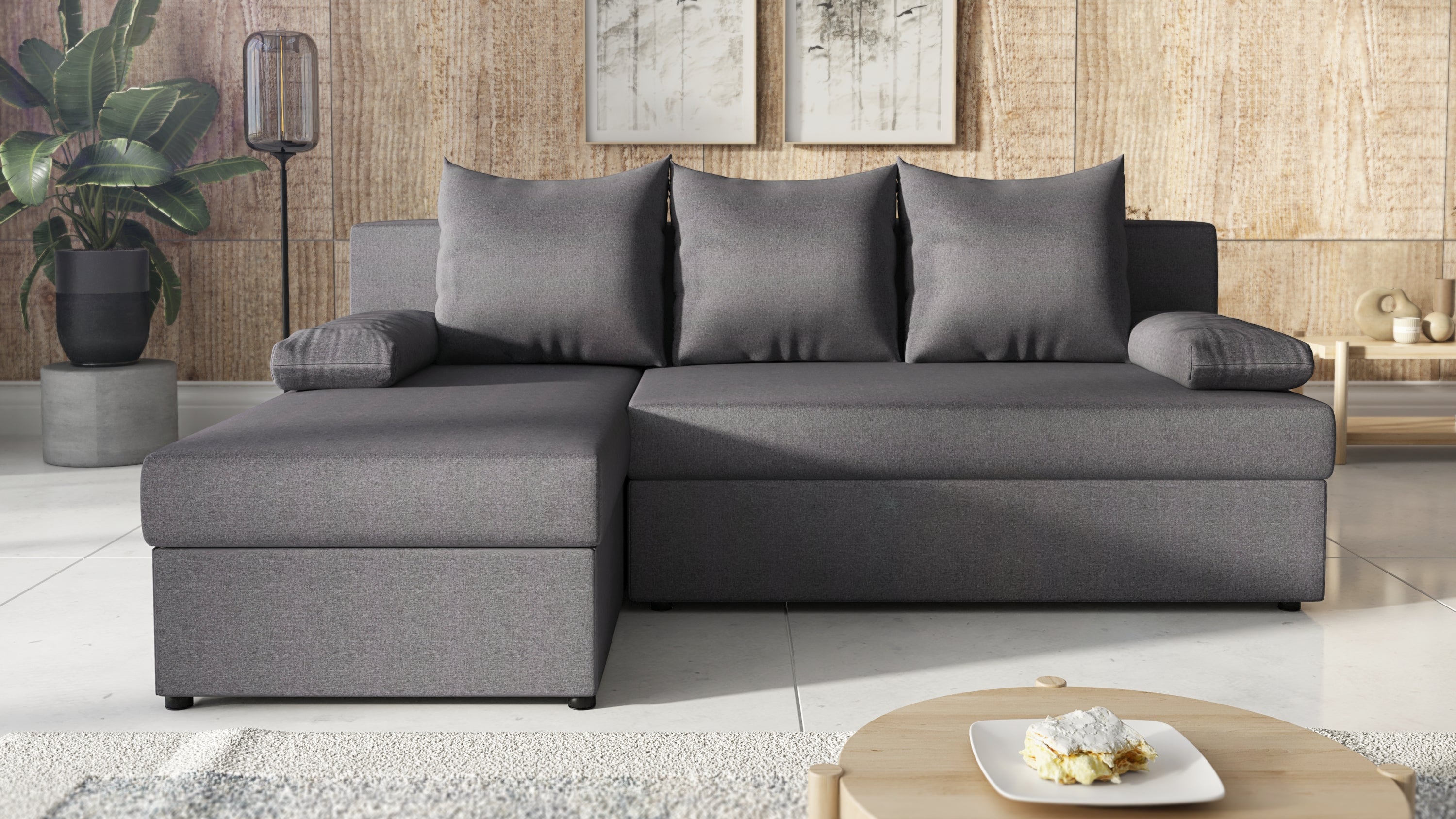 Kampinė Sofa - lova DIVA