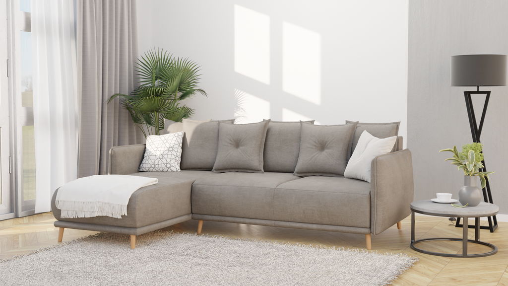 Kampinė miegama sofa GALA