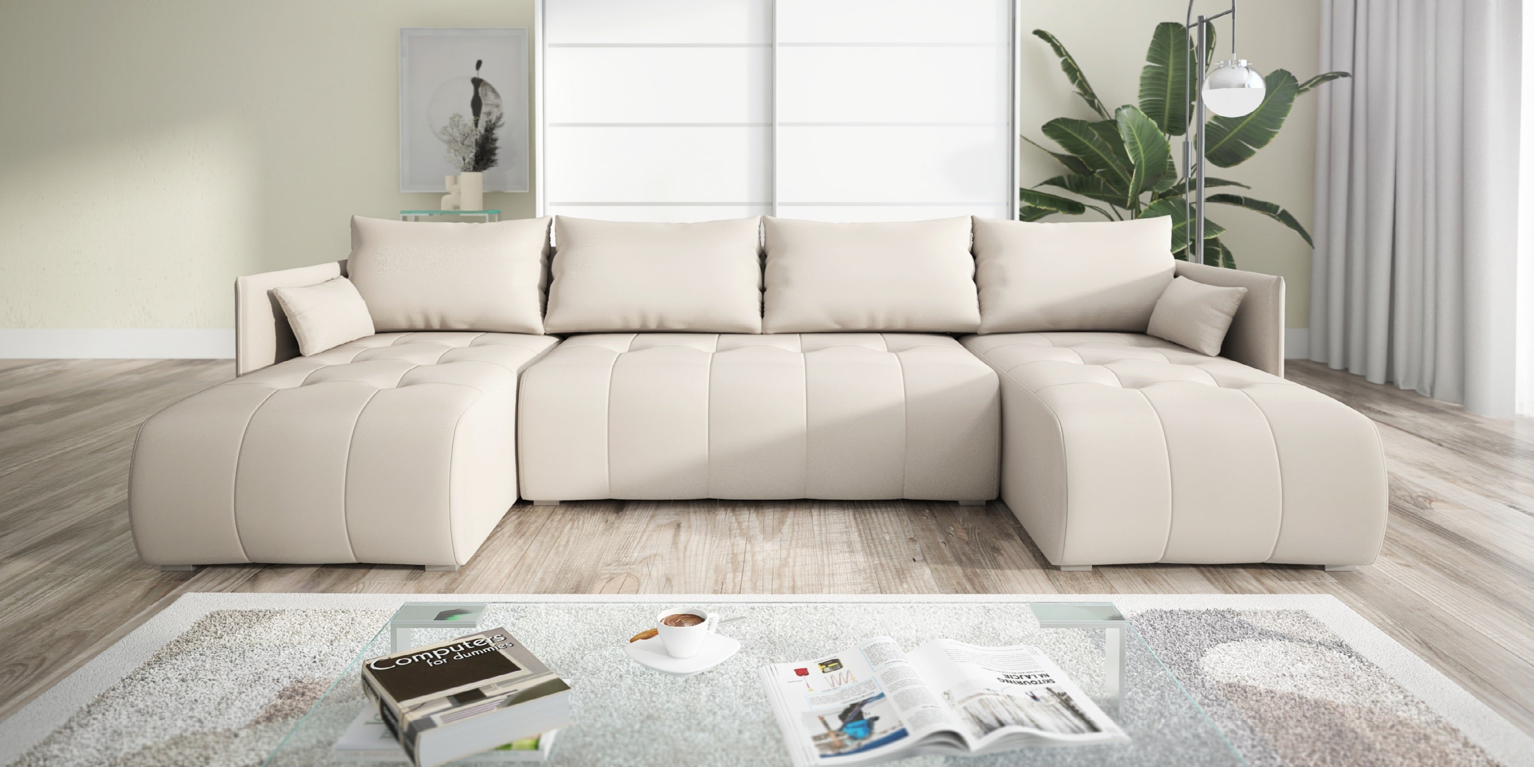 Kampinė Sofa - lova URBAN U