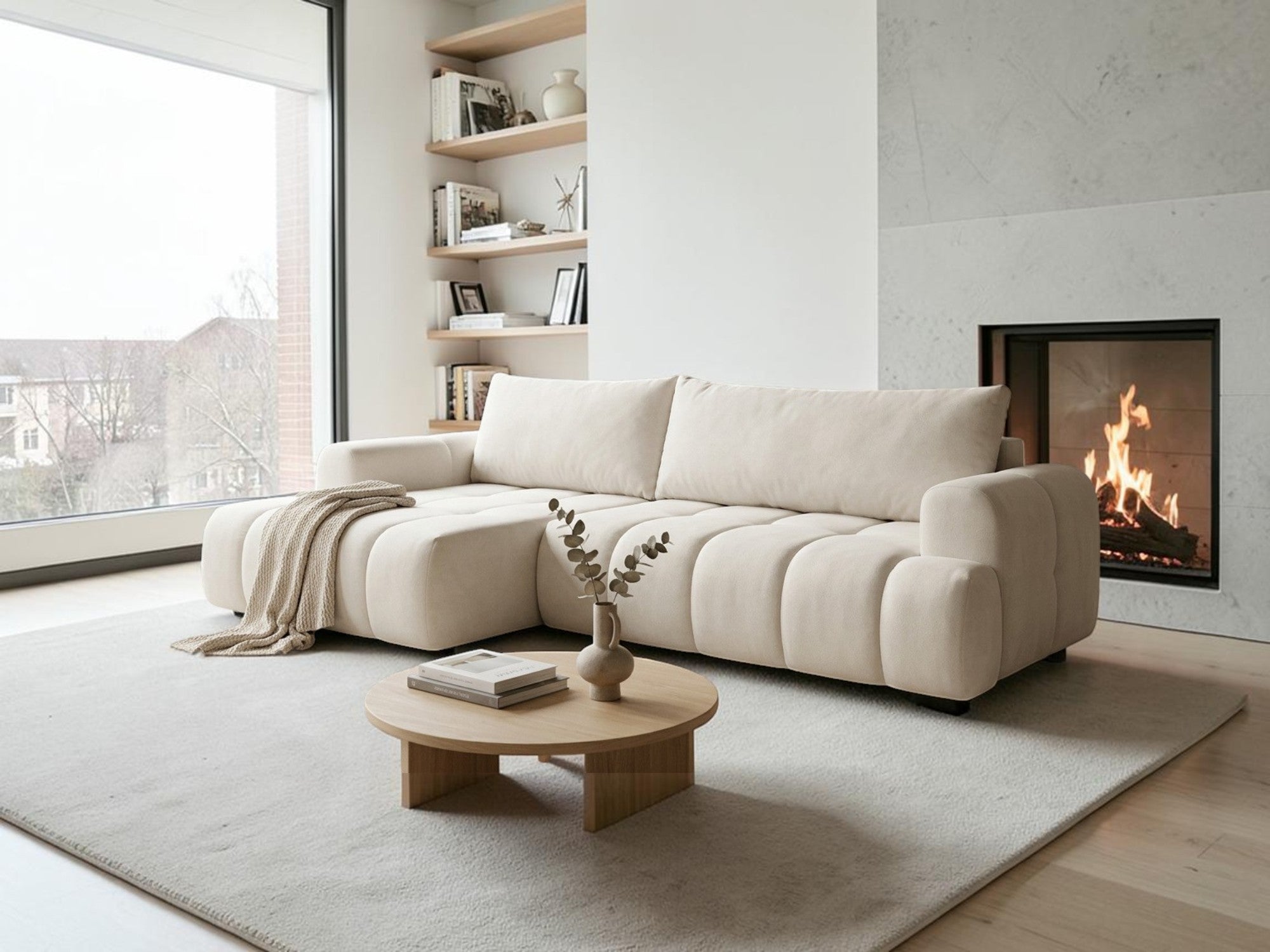 Kampinė miegama sofa ABILLA