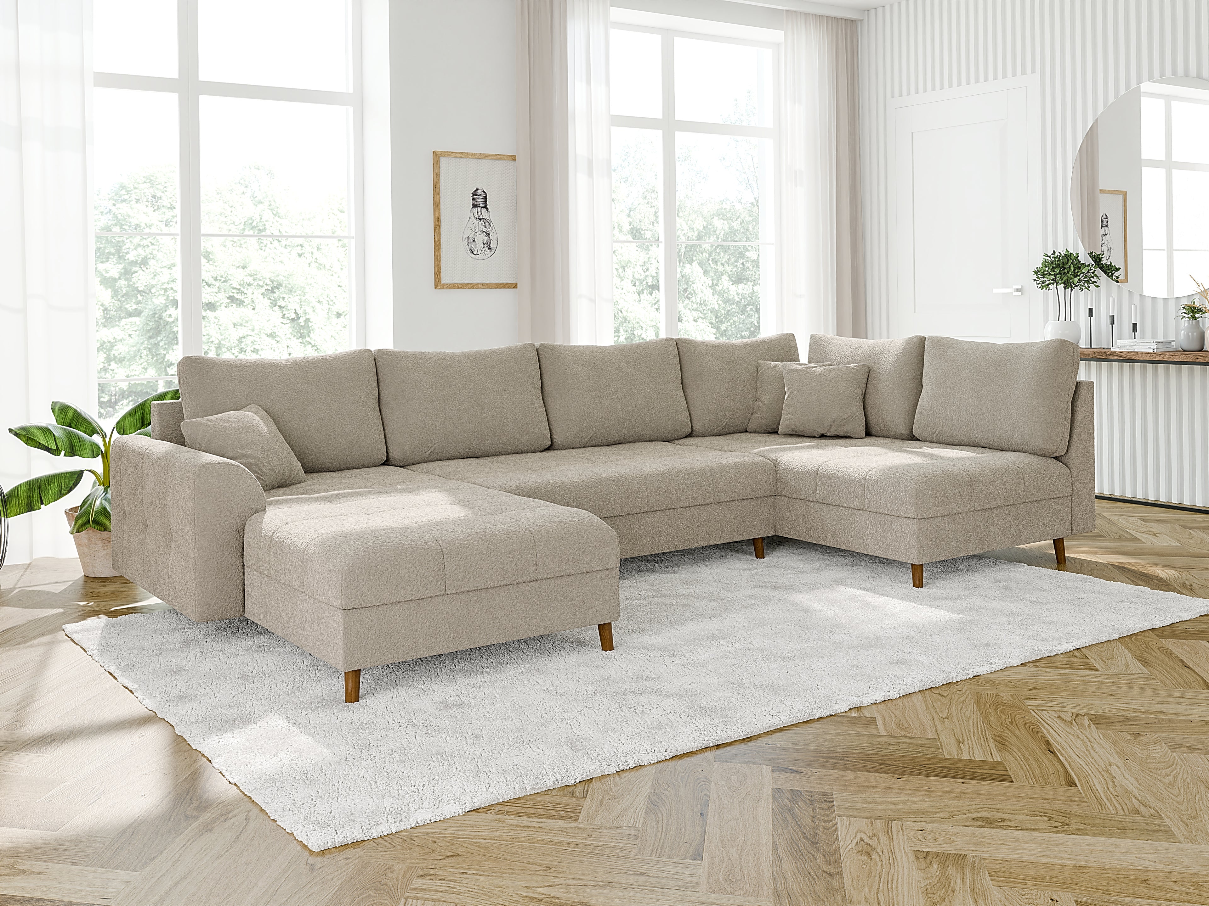 Kampinė sofa ARIELLA U