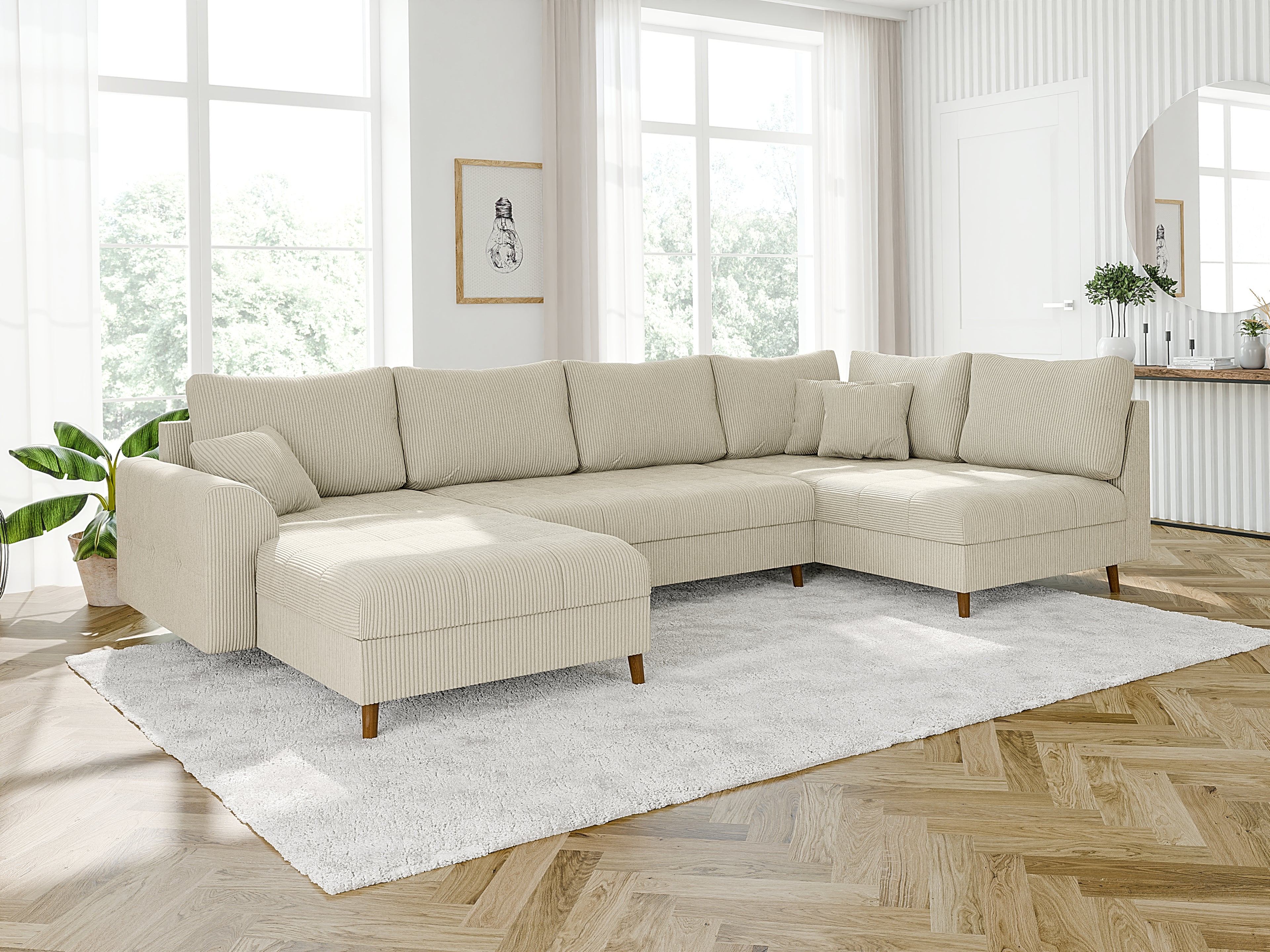 Kampinė sofa ARIELLA U