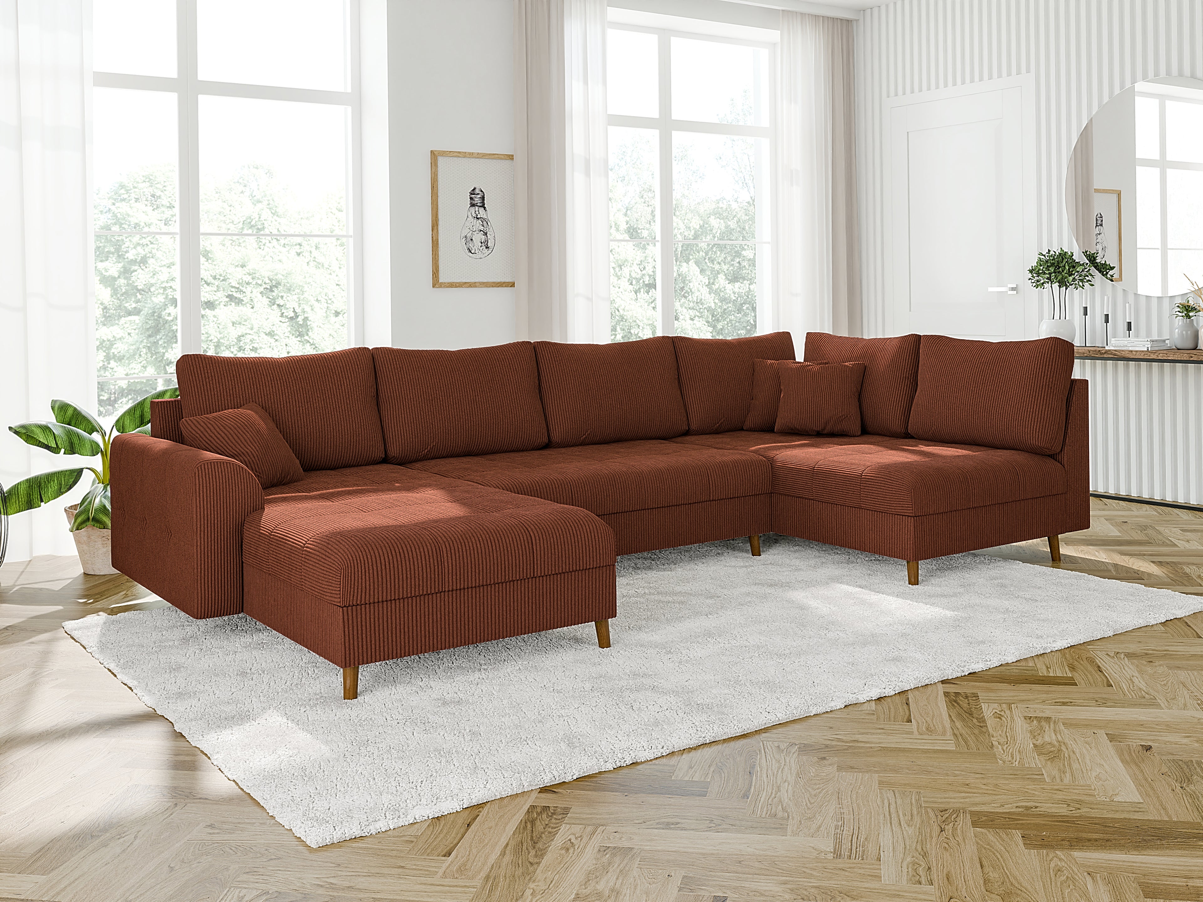Kampinė sofa ARIELLA U
