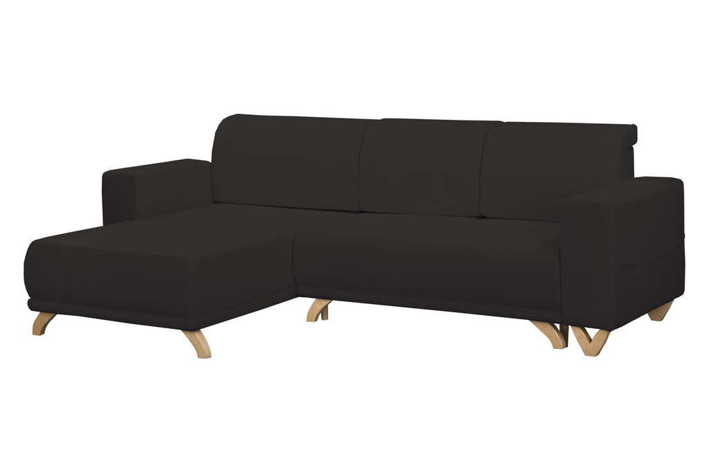 Kampinė miegama sofa BELLA CABLO