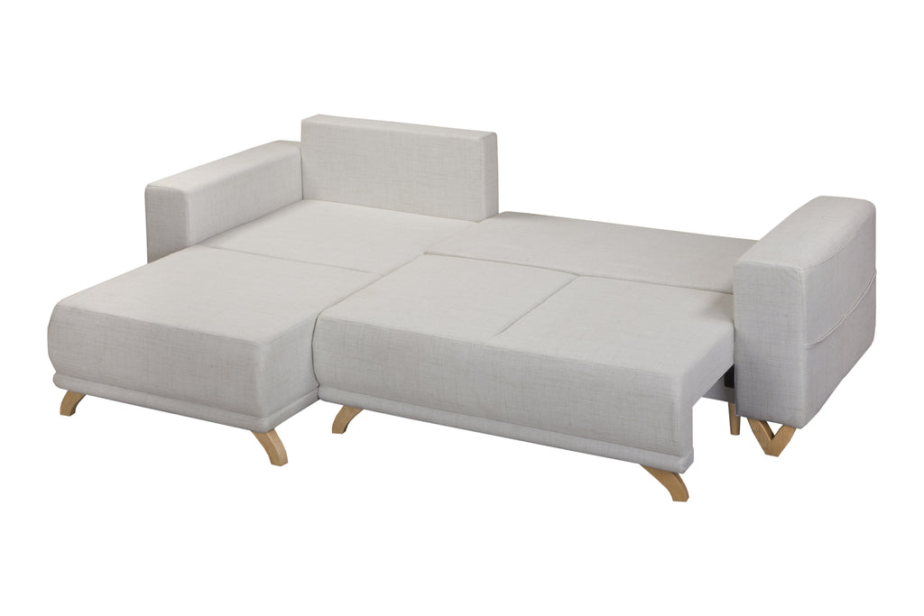 Kampinė miegama sofa BELLA CABLO