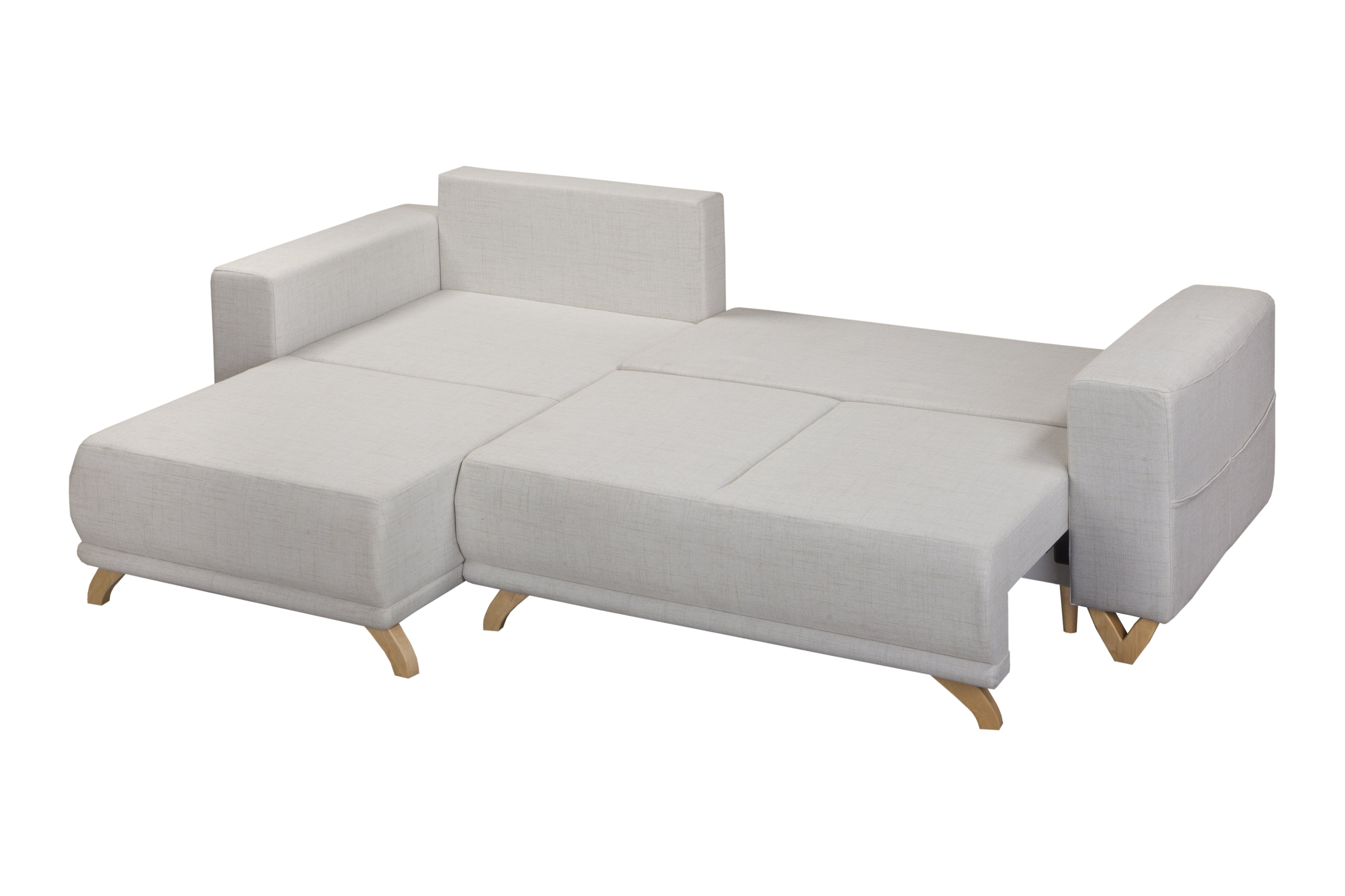 Kampinė miegama sofa BELLA CABLO
