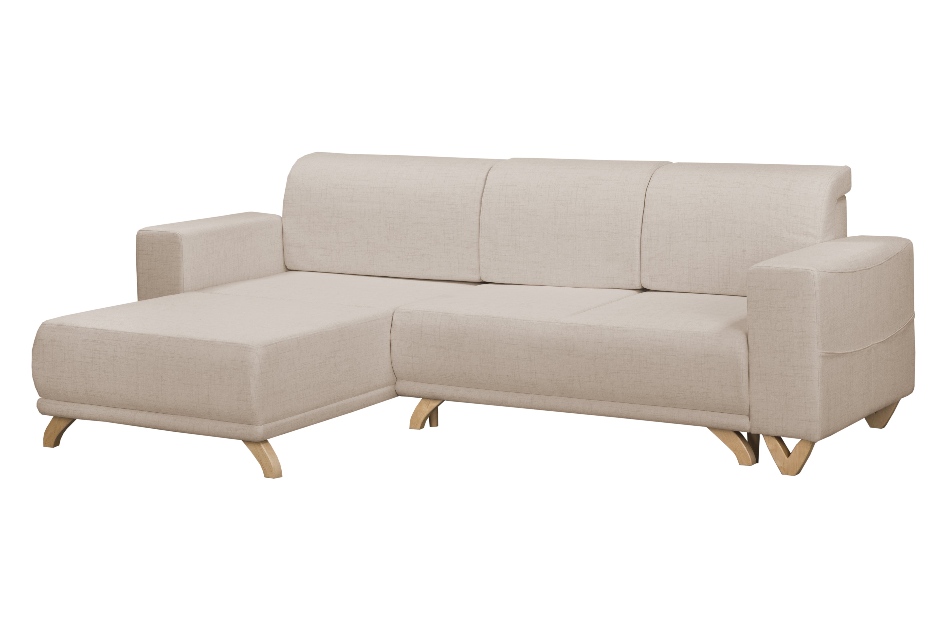 Kampinė miegama sofa BELLA CABLO