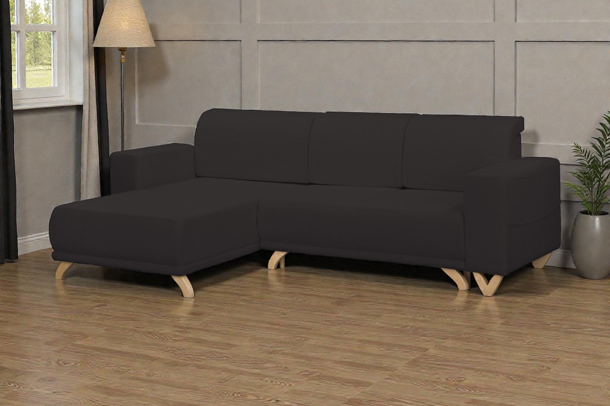 Kampinė miegama sofa BELLA CABLO