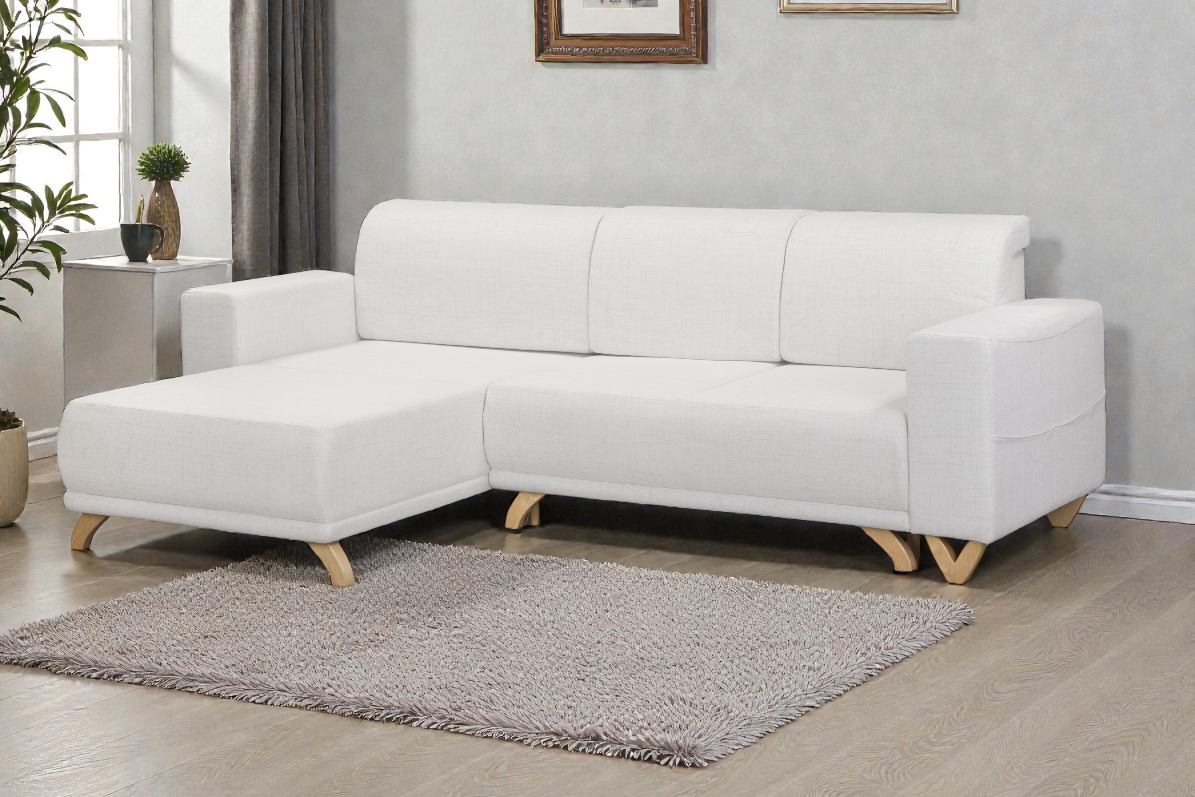 Kampinė miegama sofa BELLA CABLO