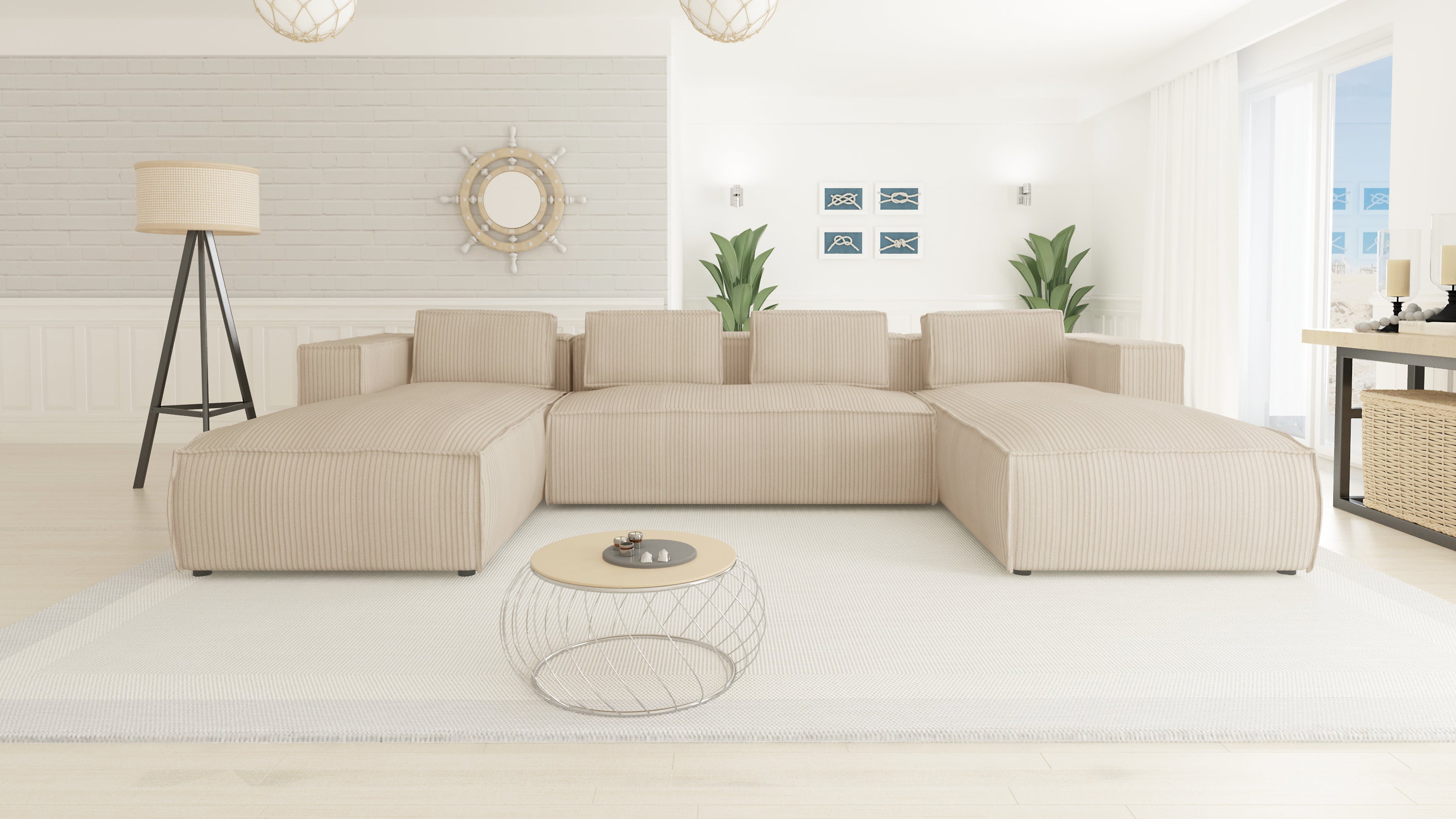 Kampinė Sofa KLOJA LINCOLN U