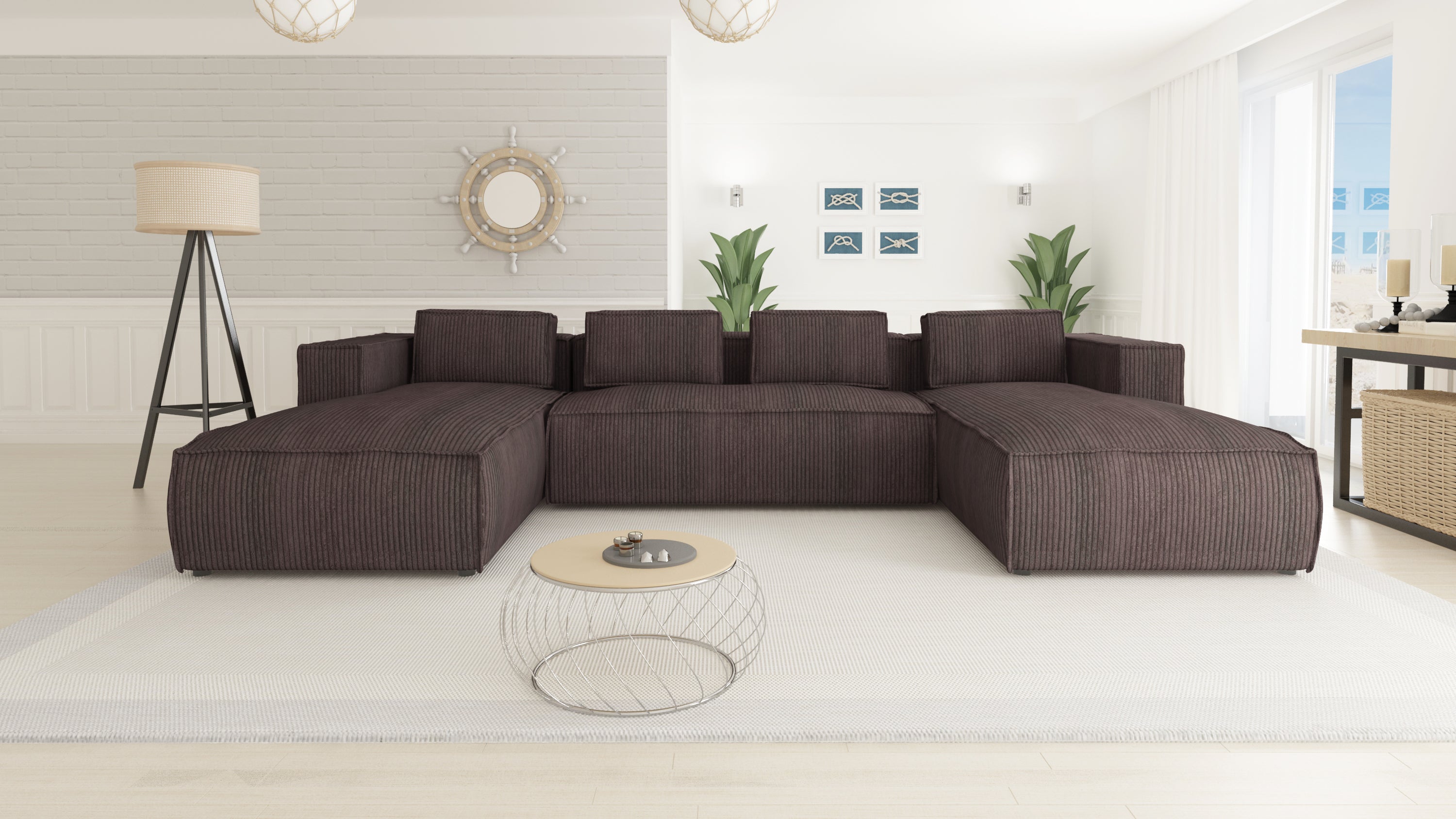 Kampinė Sofa KLOJA LINCOLN U