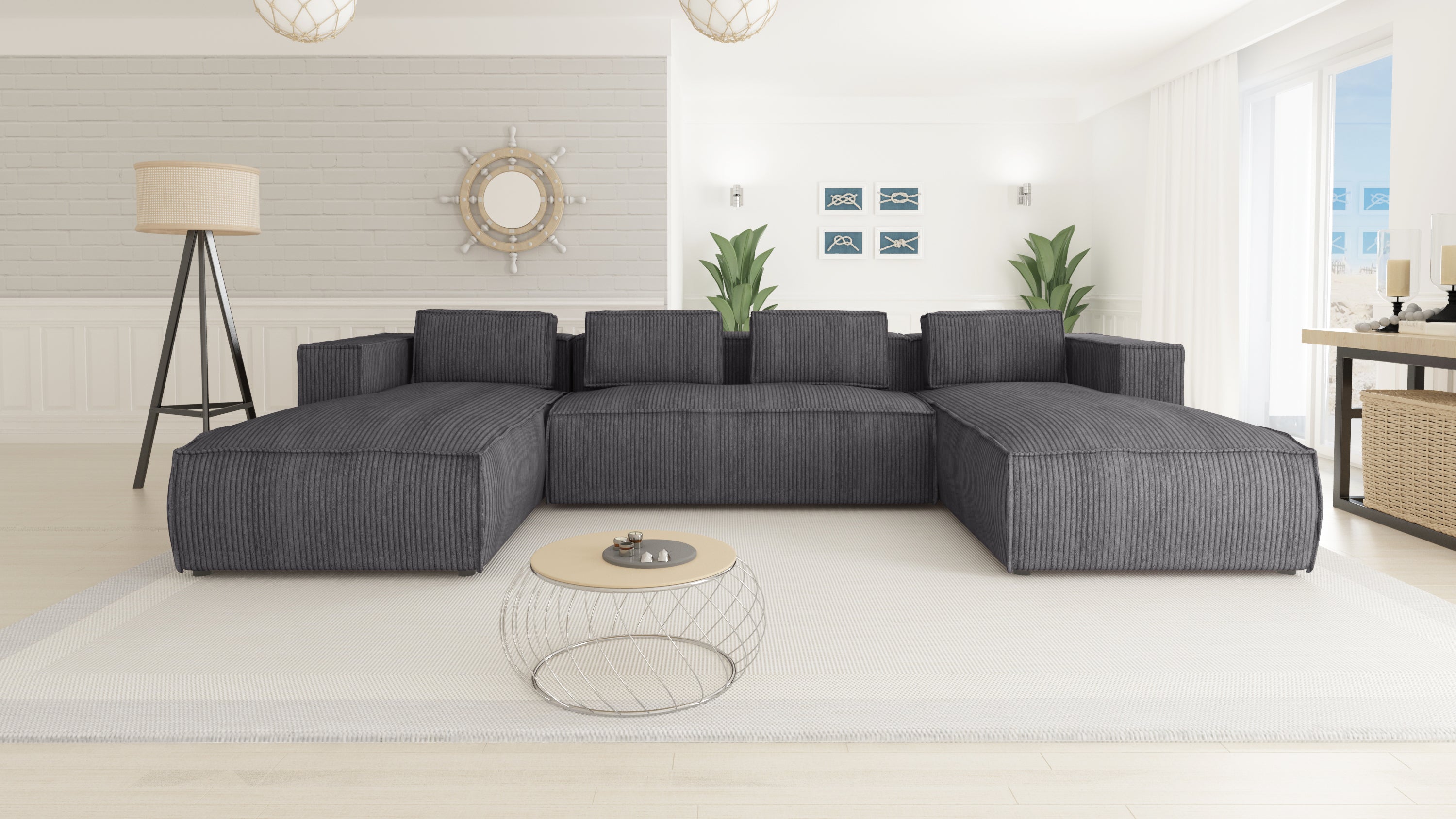 Kampinė Sofa KLOJA LINCOLN U