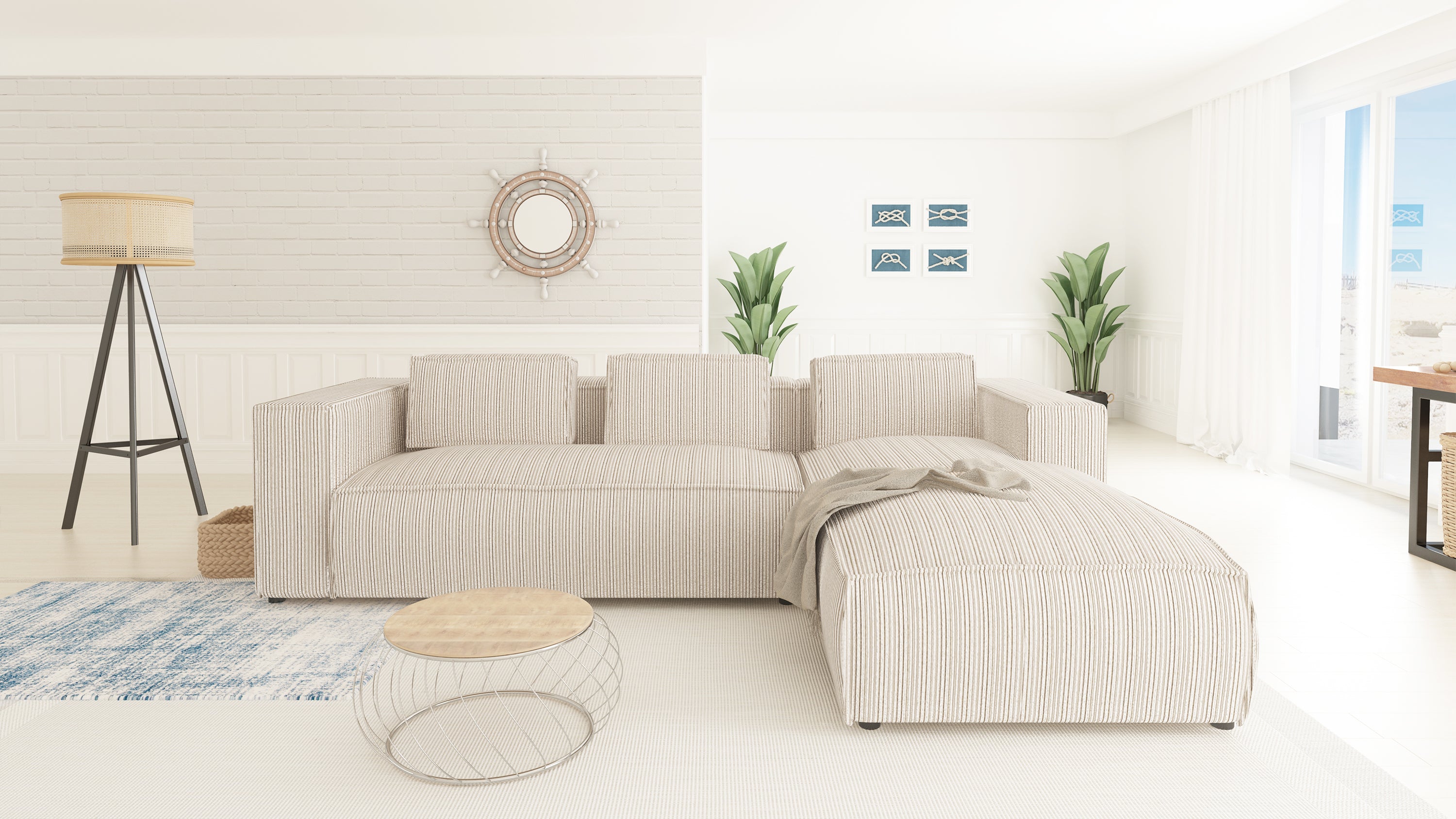 Kampinė Sofa KLOJA LINCOLN L