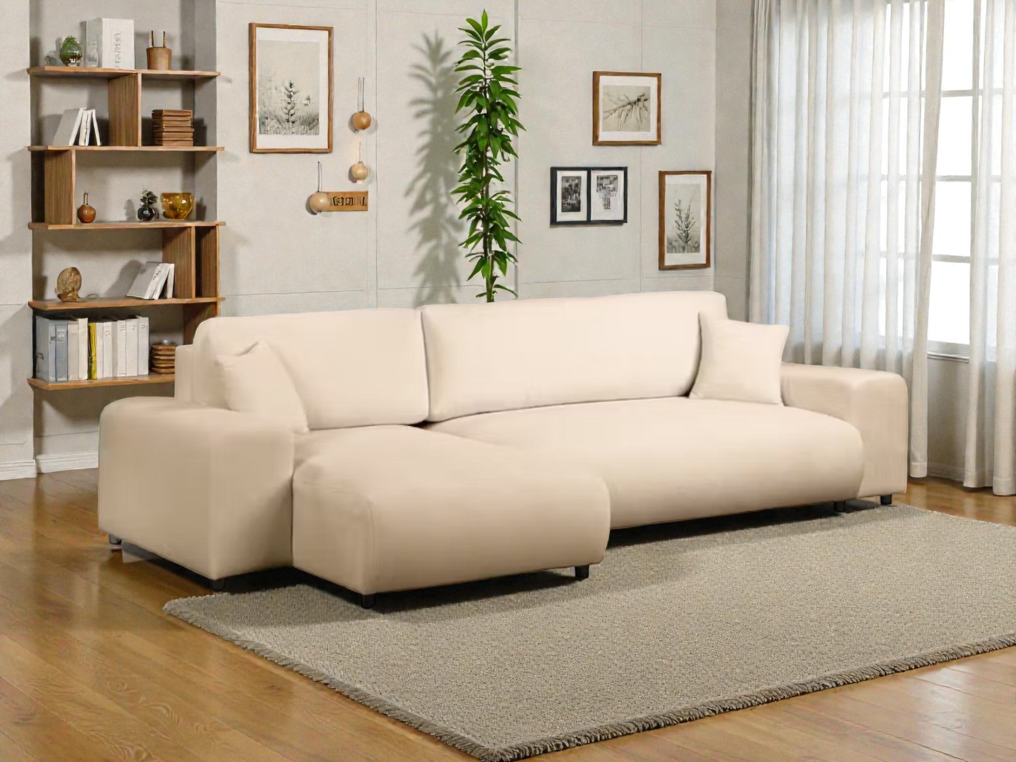 Kampinė miegama sofa JUSTINA SICURO
