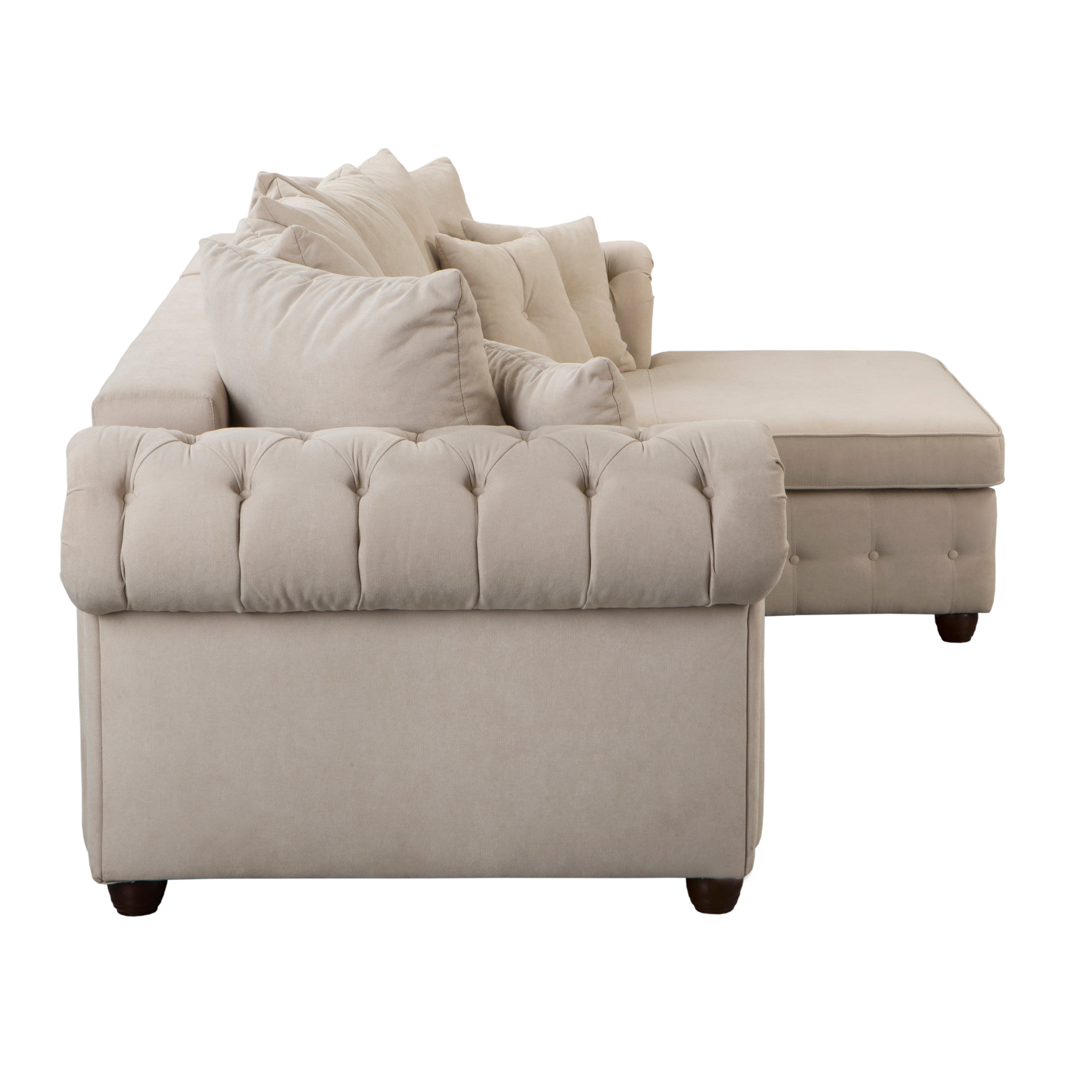 Kampinė miegama sofa LEIČESTERIS L