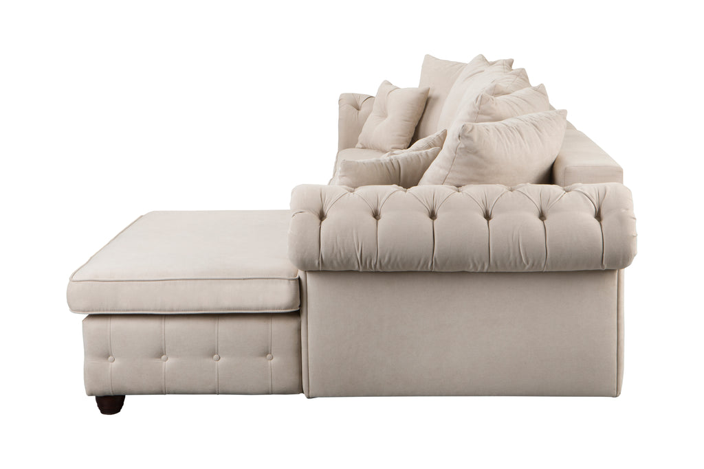 Kampinė miegama sofa LEIČESTERIS L