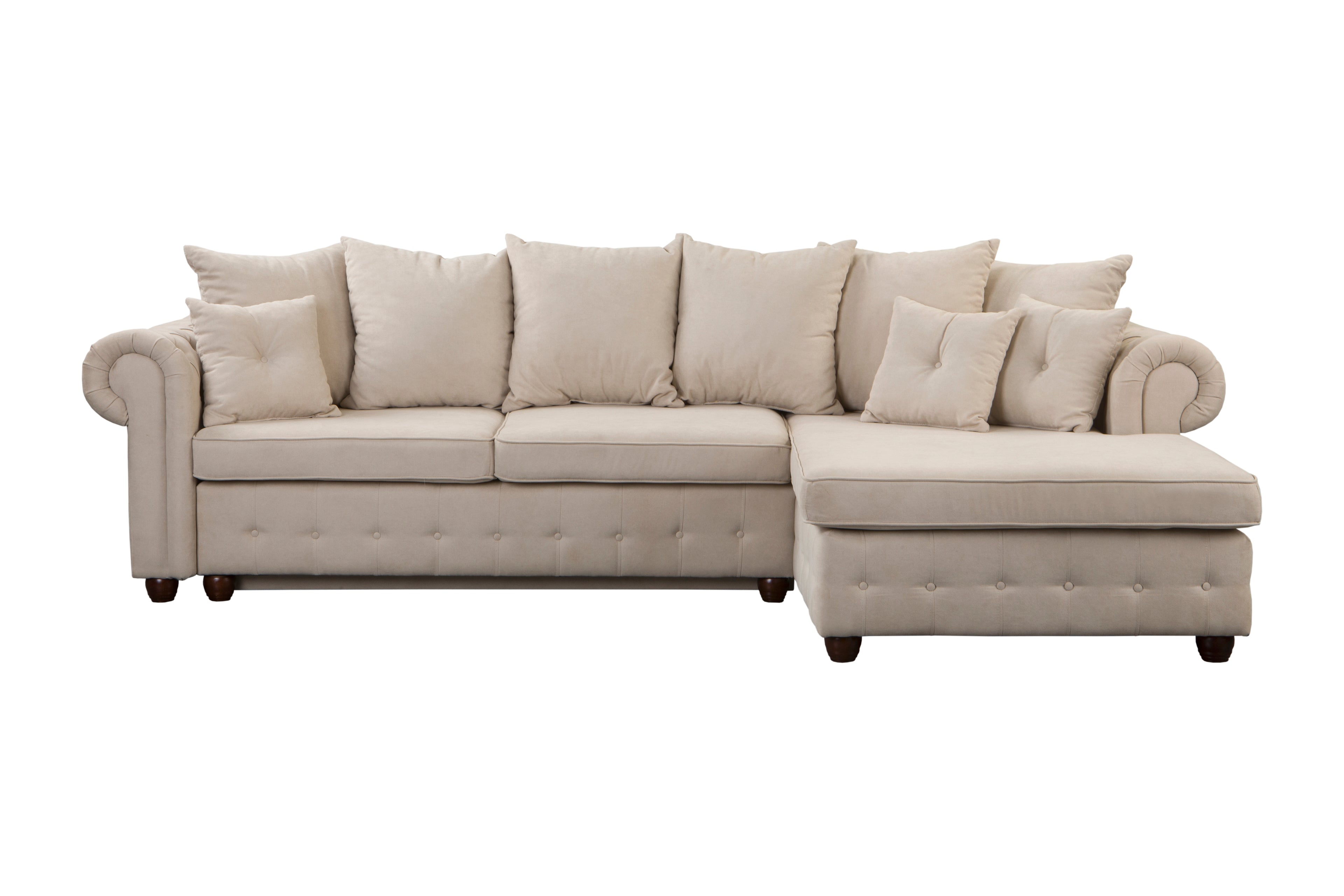 Kampinė miegama sofa LEIČESTERIS L
