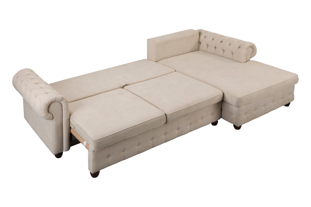 Kampinė miegama sofa LEIČESTERIS L