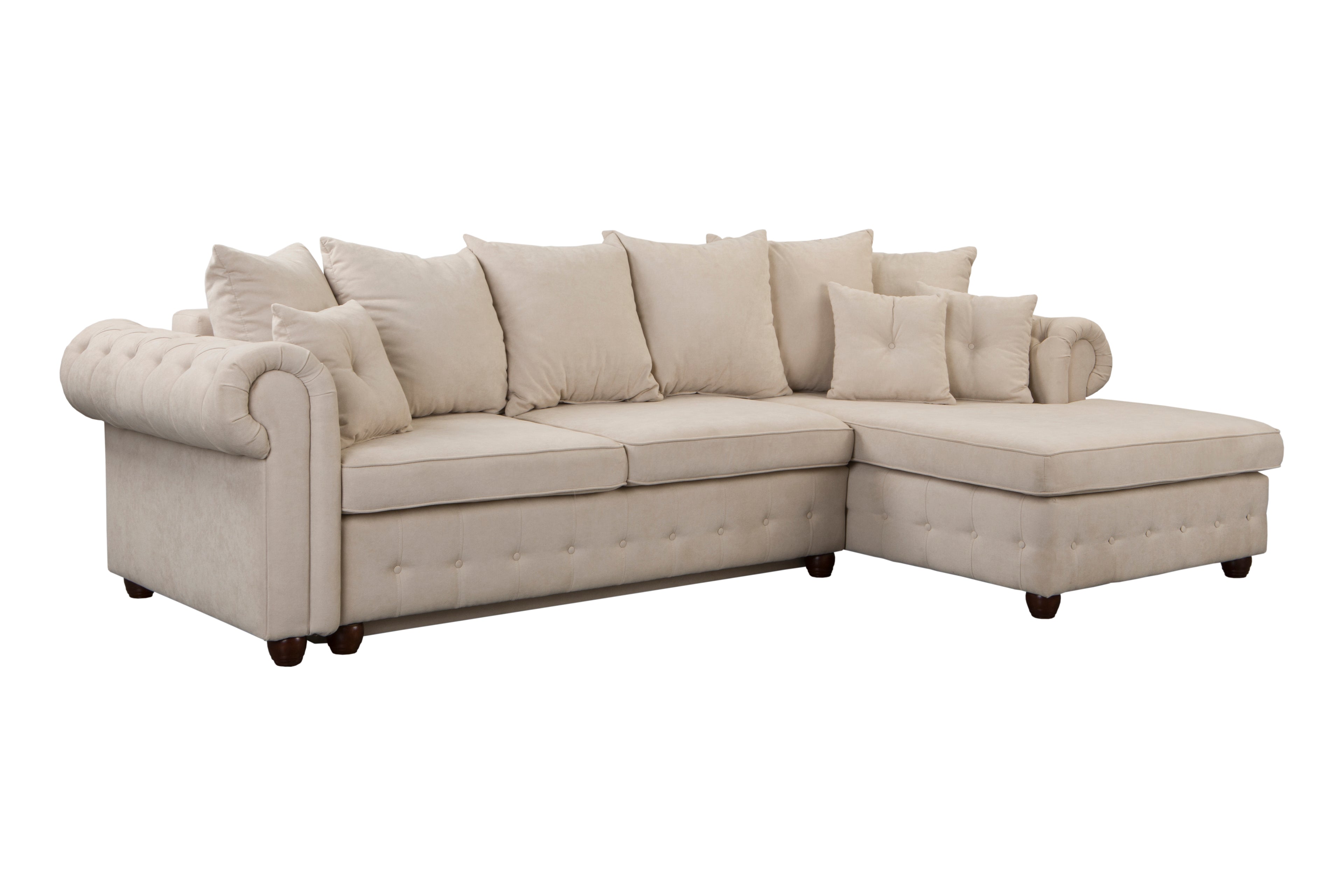 Kampinė miegama sofa LEIČESTERIS L