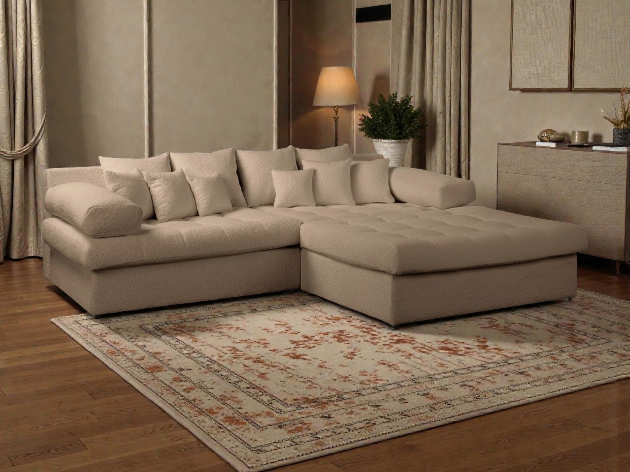 Kampinė sofa NAOMIS L Catch me