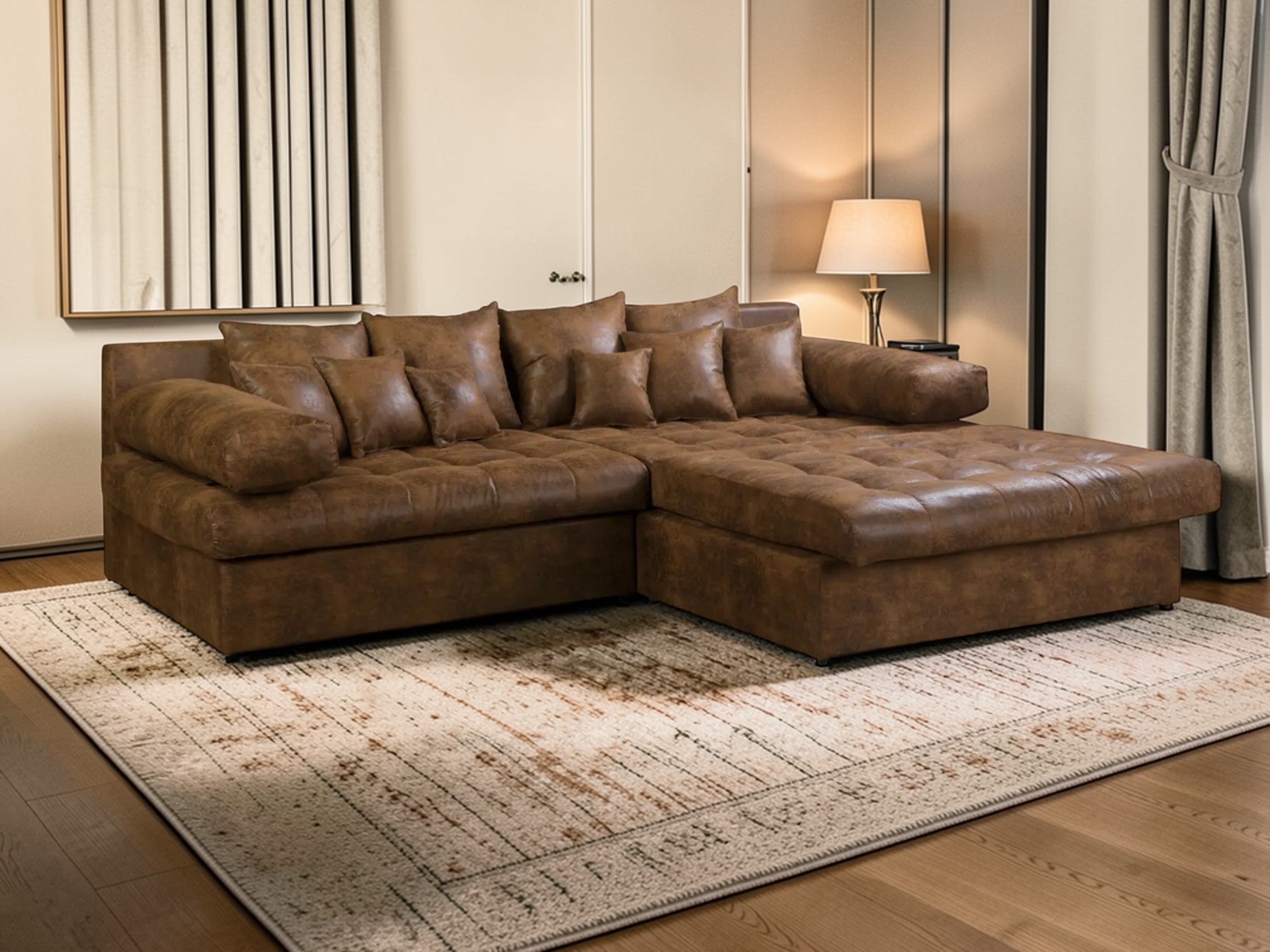 Kampinė sofa NAOMIS L Gobis