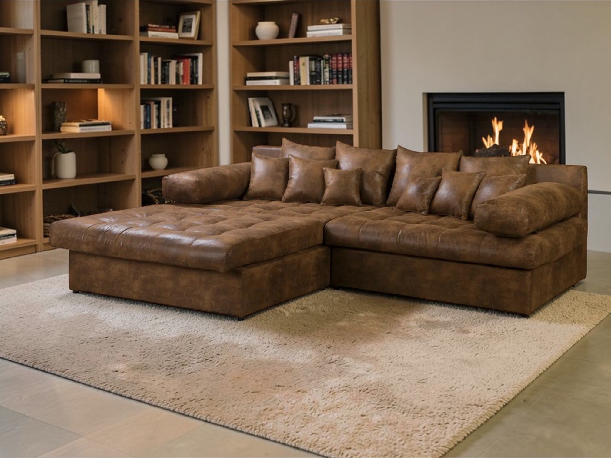 Kampinė sofa NAOMIS L Gobis