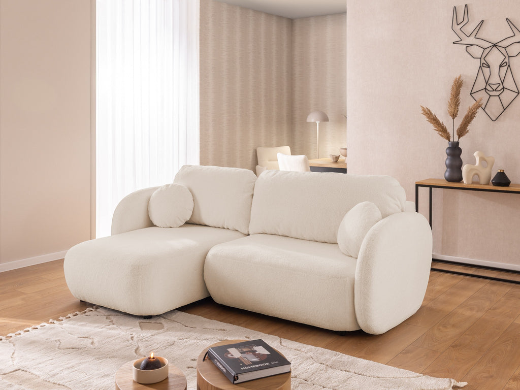 Kampinė sofa lova OVALO