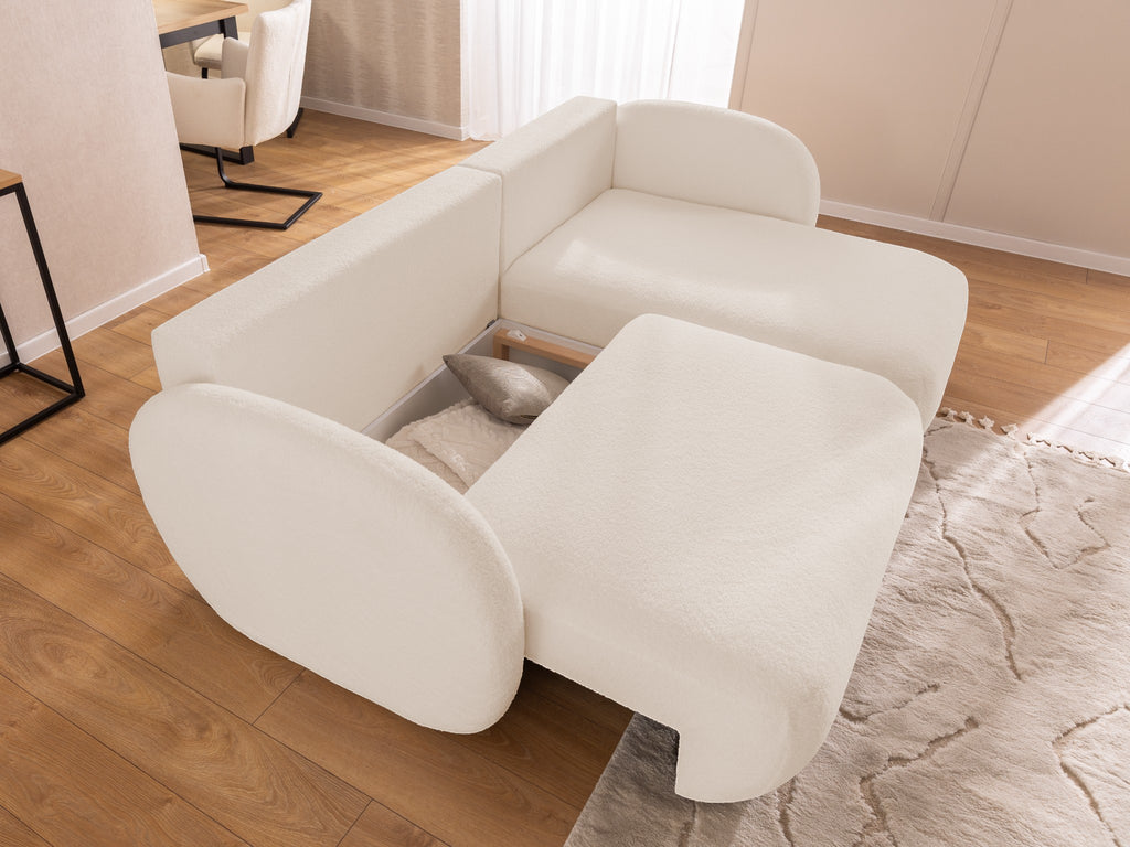 Kampinė sofa lova OVALO