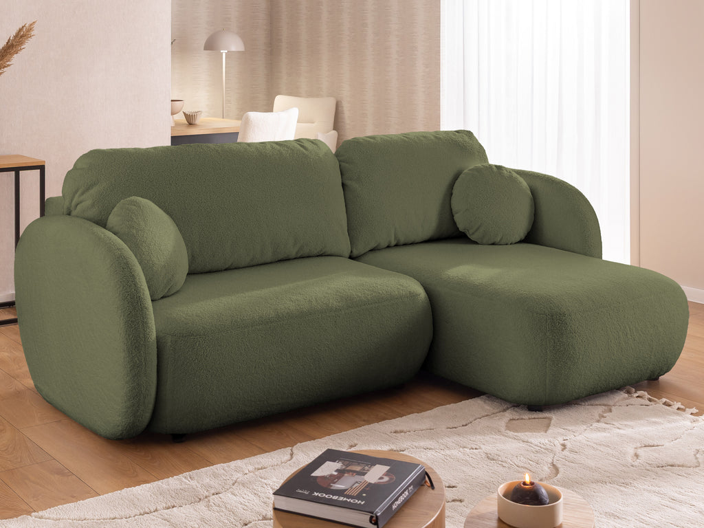 Kampinė sofa lova OVALO