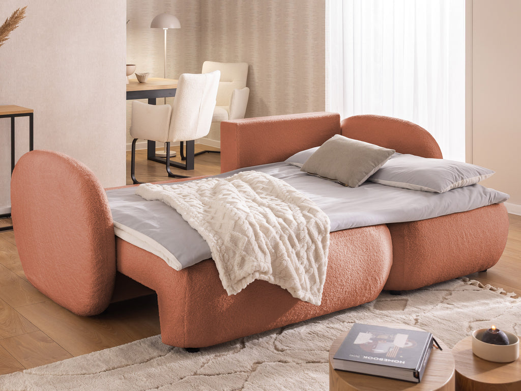 Kampinė sofa lova OVALO