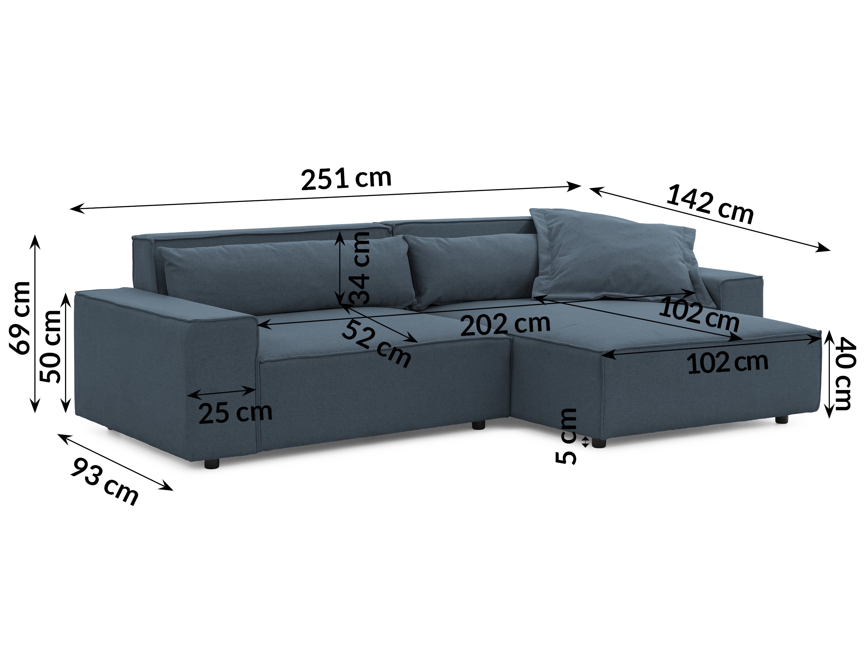 Kampinė sofa KURDUROJUS BARREL
