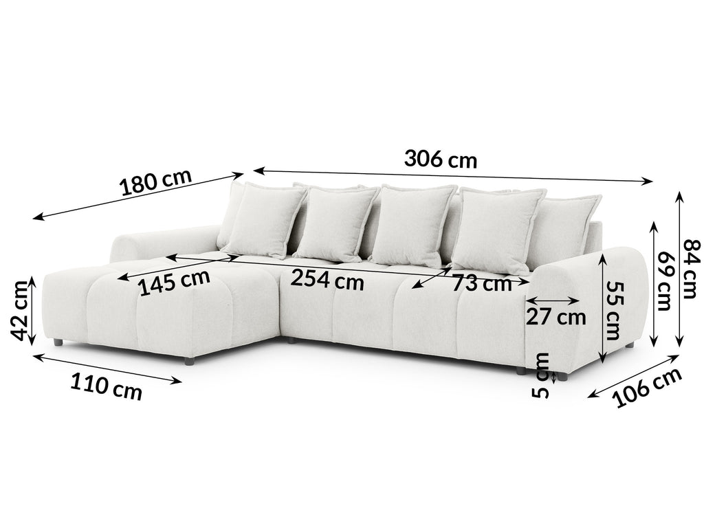 Kampinė sofa ALANE