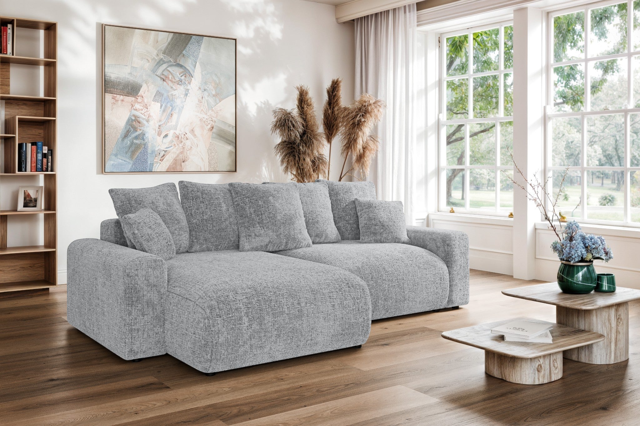 Kampinė sofa  lova LUMINA Small  L Cremona