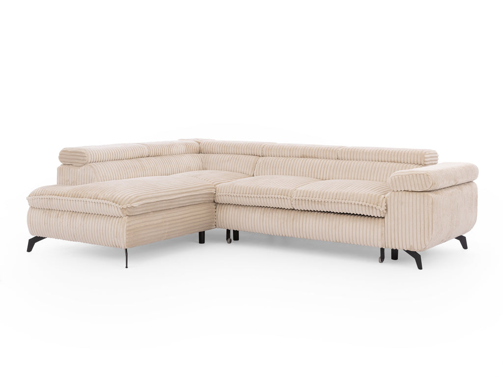Kampinė miegama sofa MARBEL TILIA
