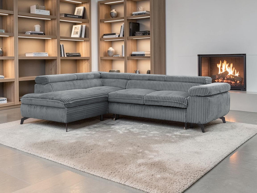 Kampinė miegama sofa MARBEL TILIA