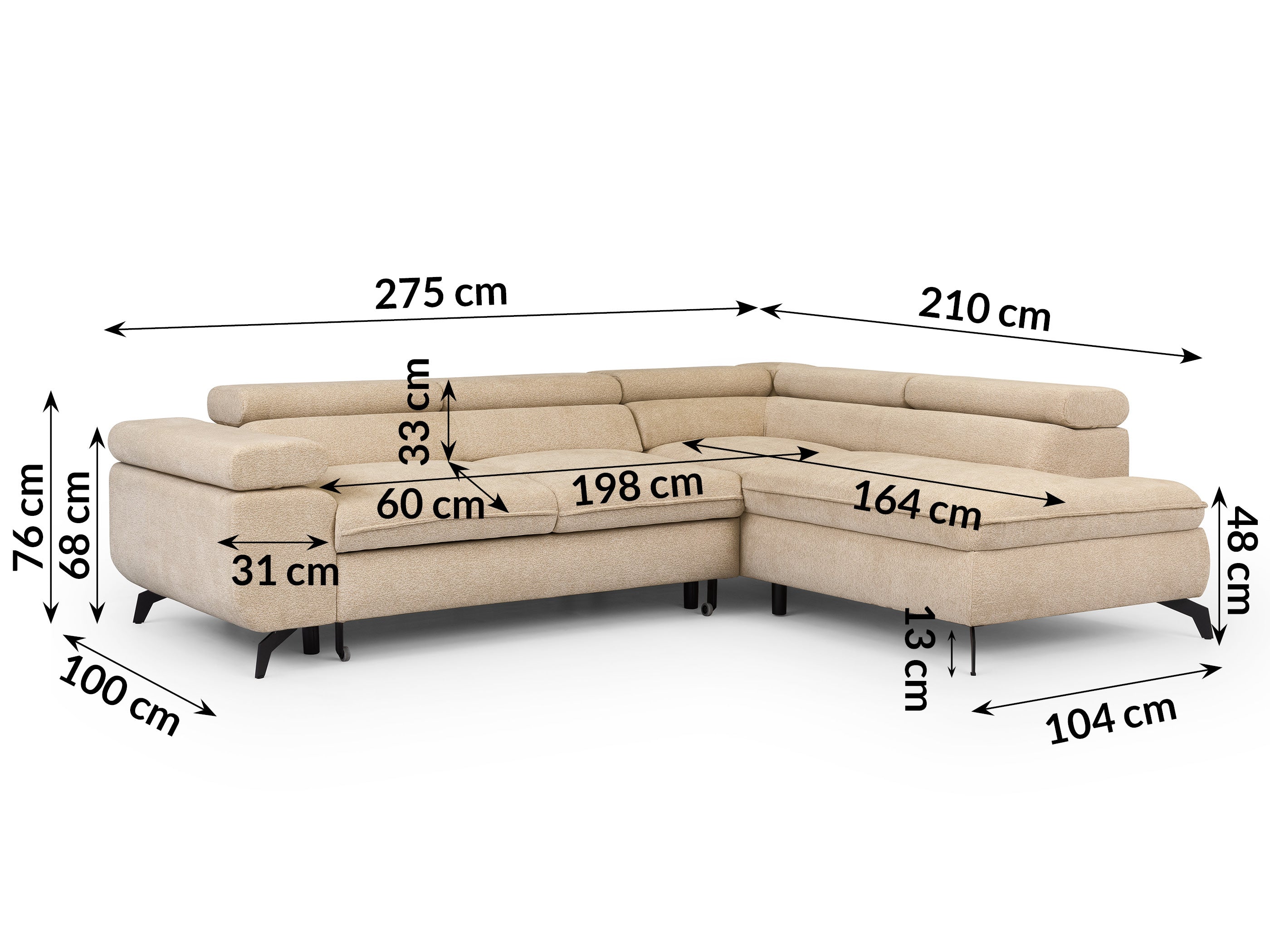 Kampinė miegama sofa MARBEL MISTERIO