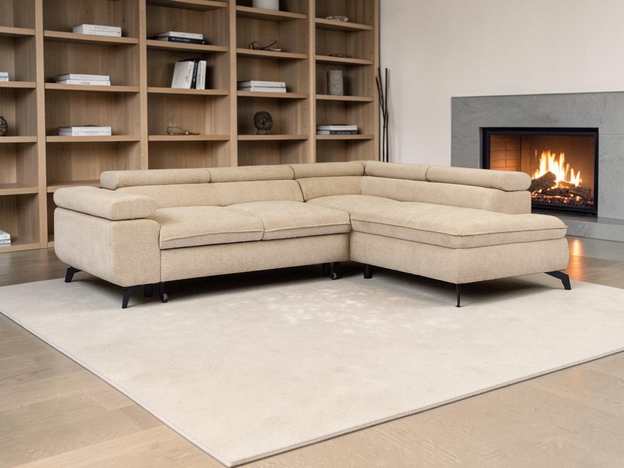 Kampinė miegama sofa MARBEL MISTERIO