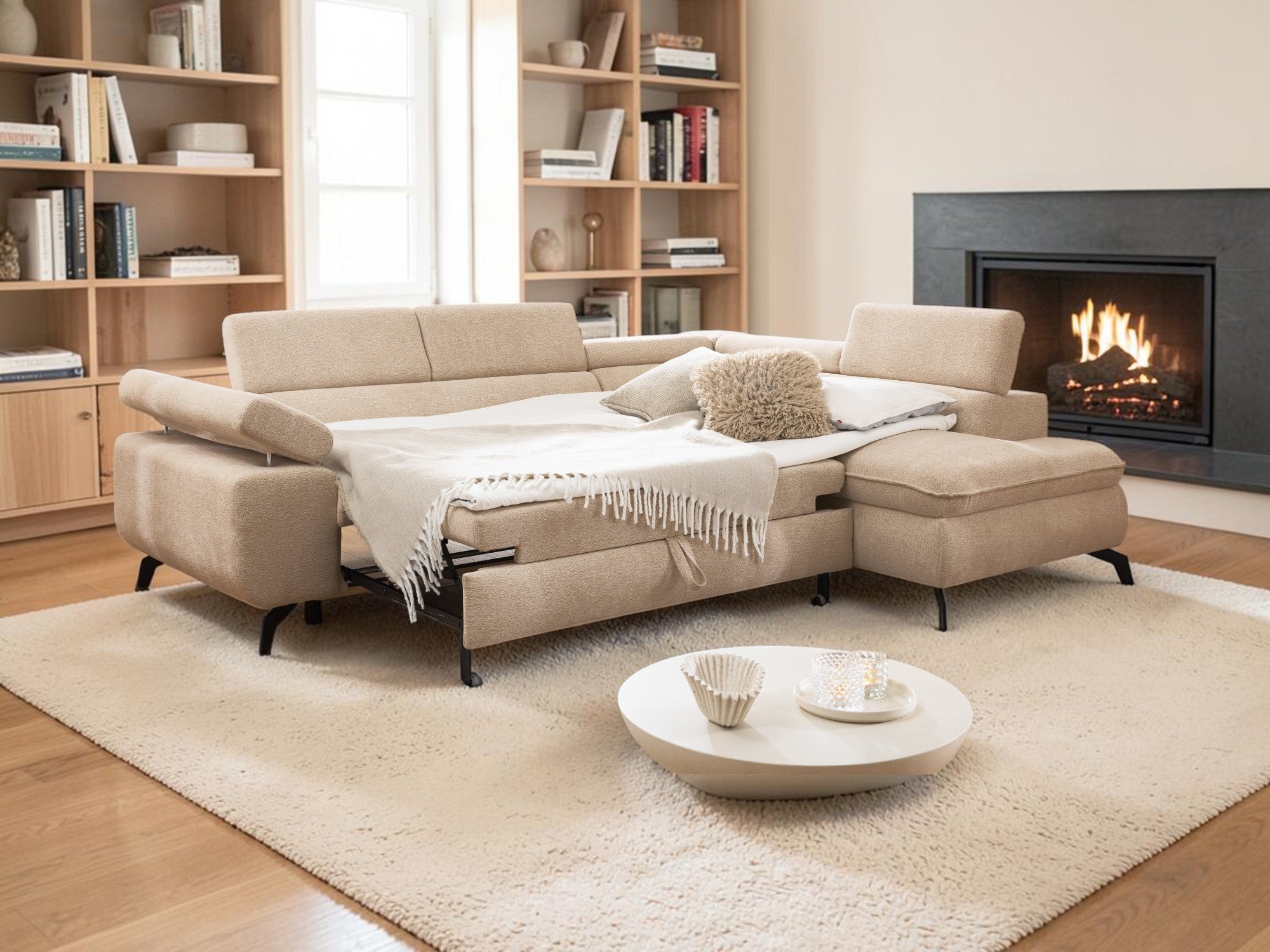 Kampinė miegama sofa MARBEL MISTERIO