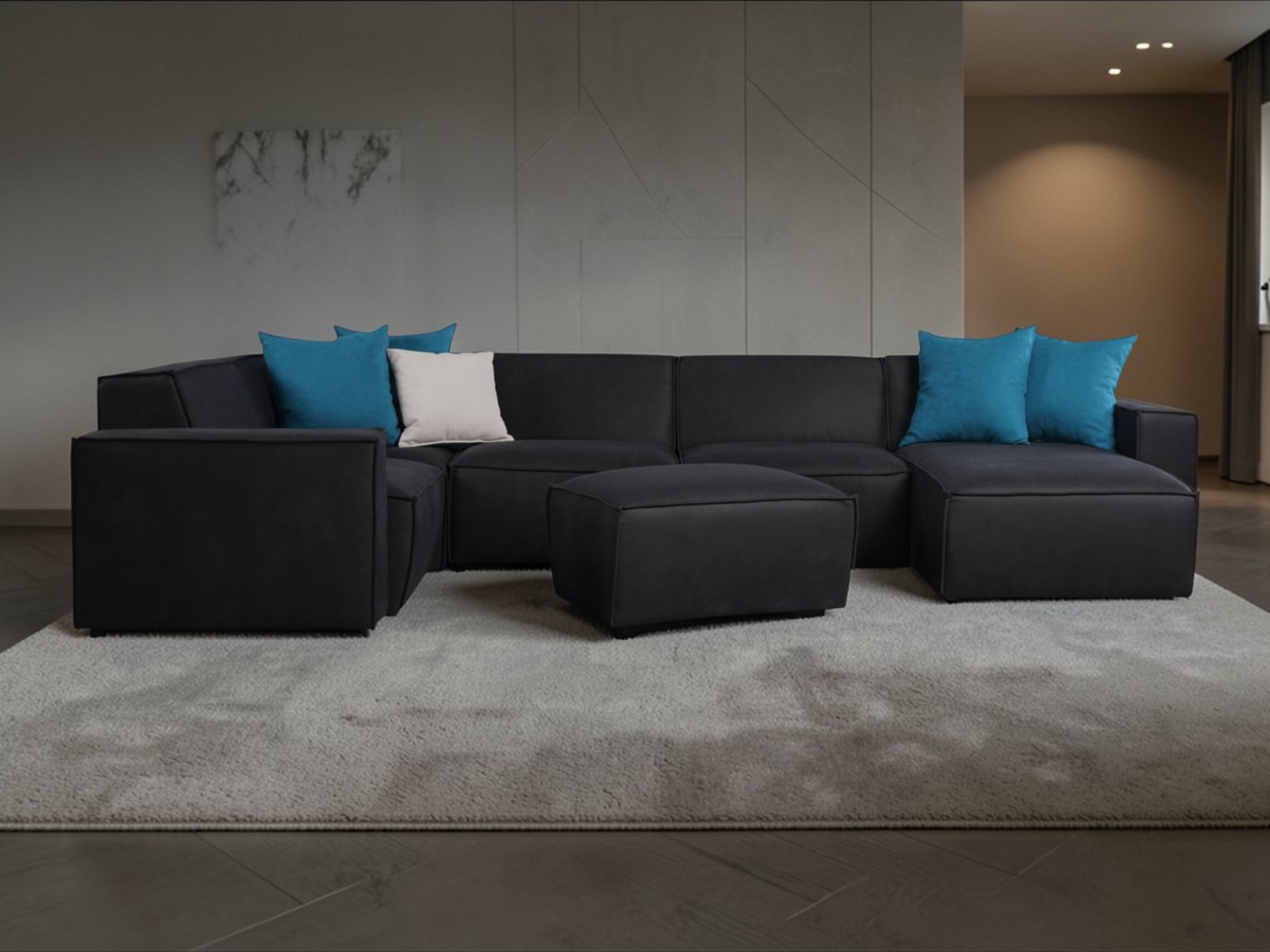 Kampinė sofa JUPITERIS U