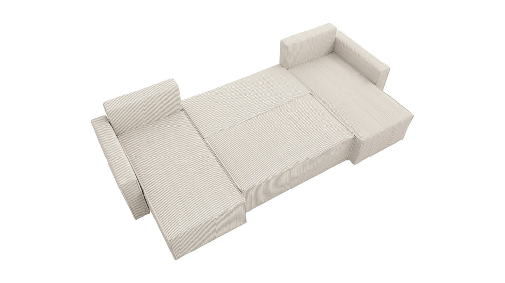 Kampinė Sofa - lova RUBINAS U
