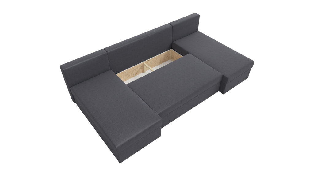 Kampinė Sofa - lova DIVA U