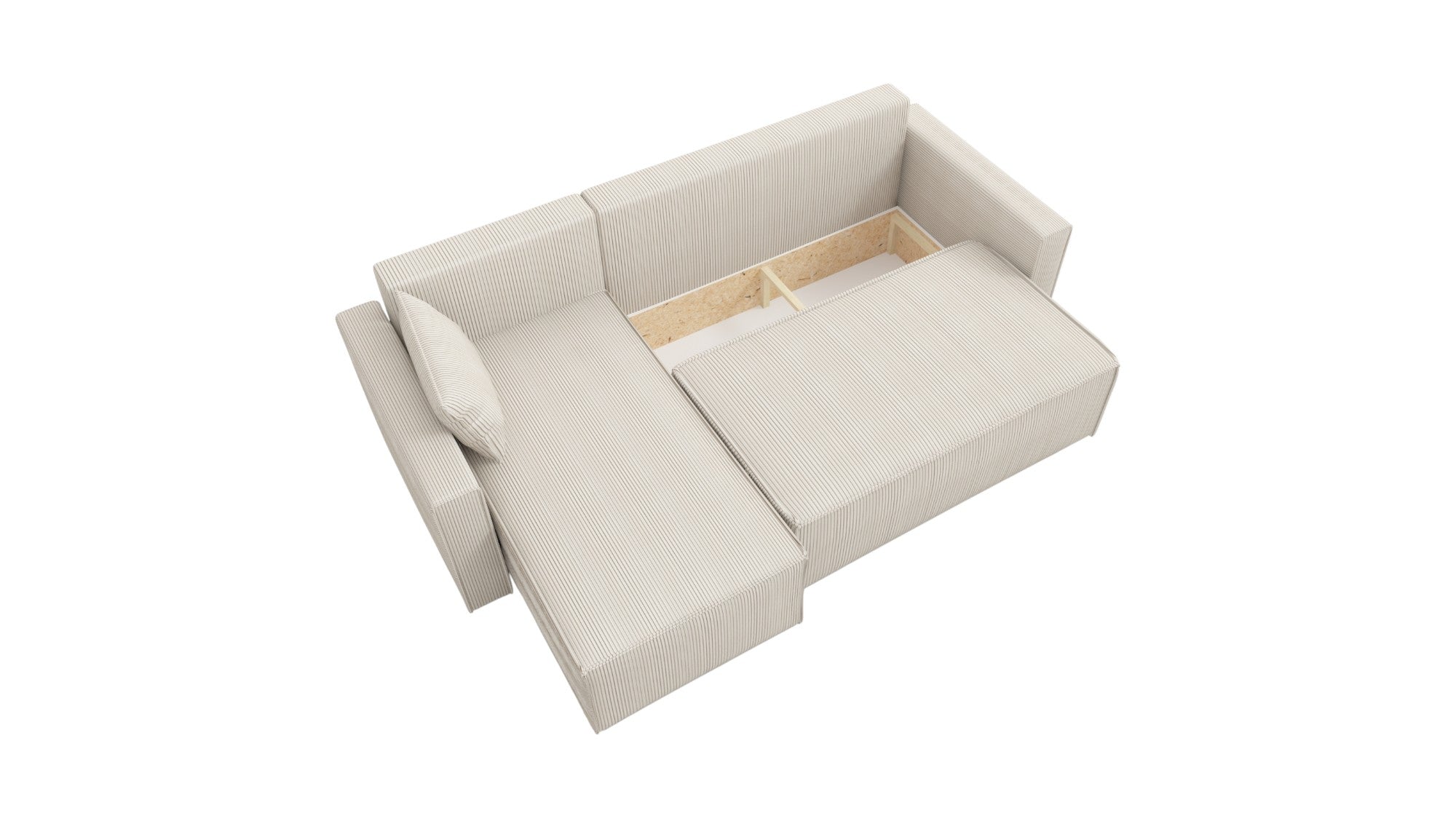 Kampinė Sofa - lova RUBINAS