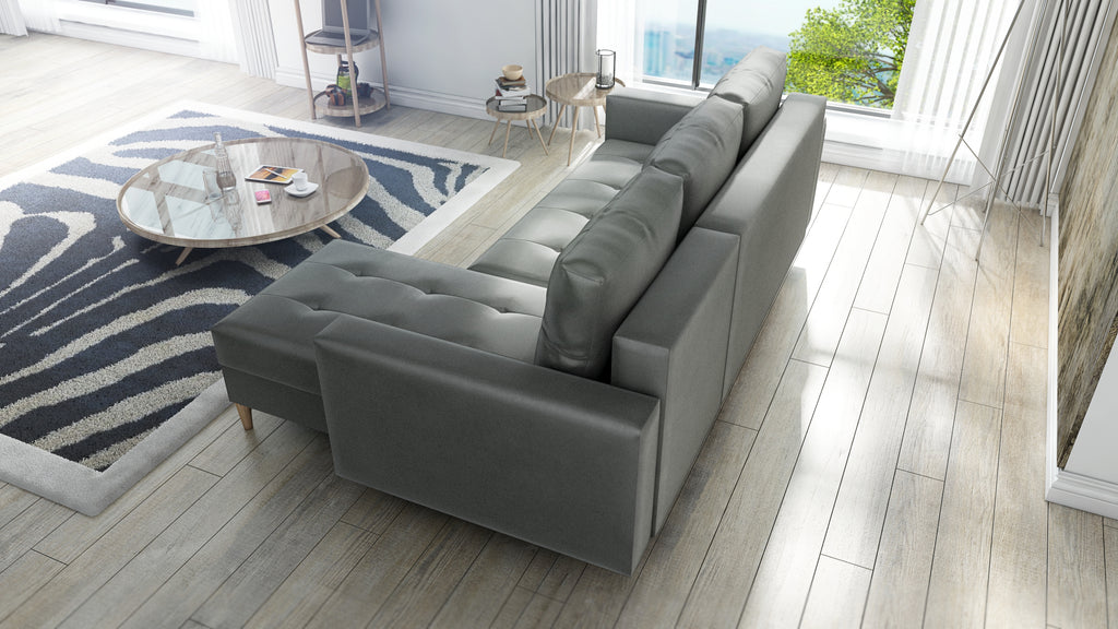 Kampinė Sofa - lova SKANDIS