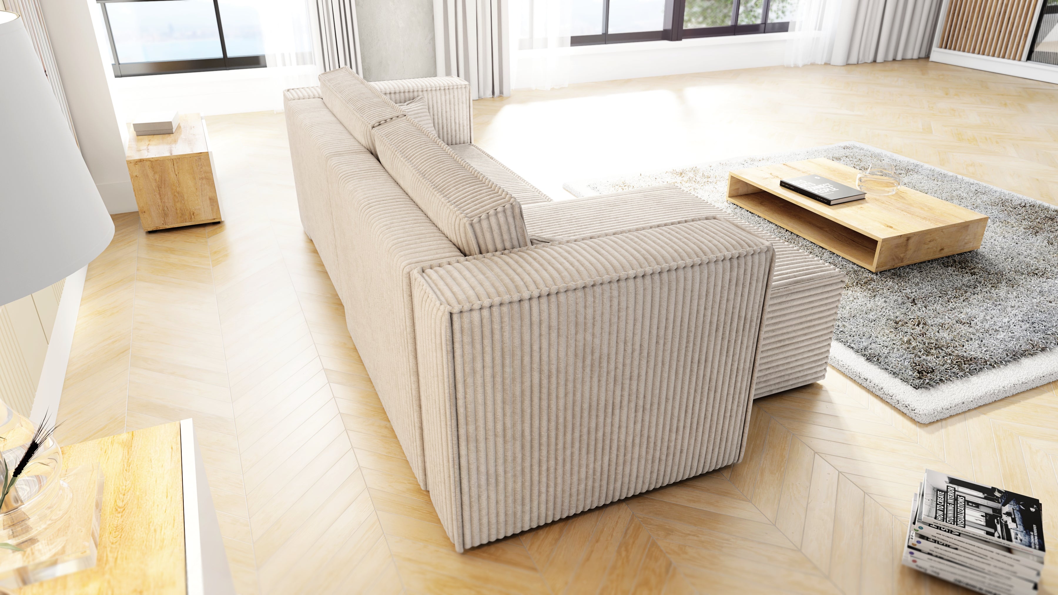 Kampinė Sofa - lova OTAS