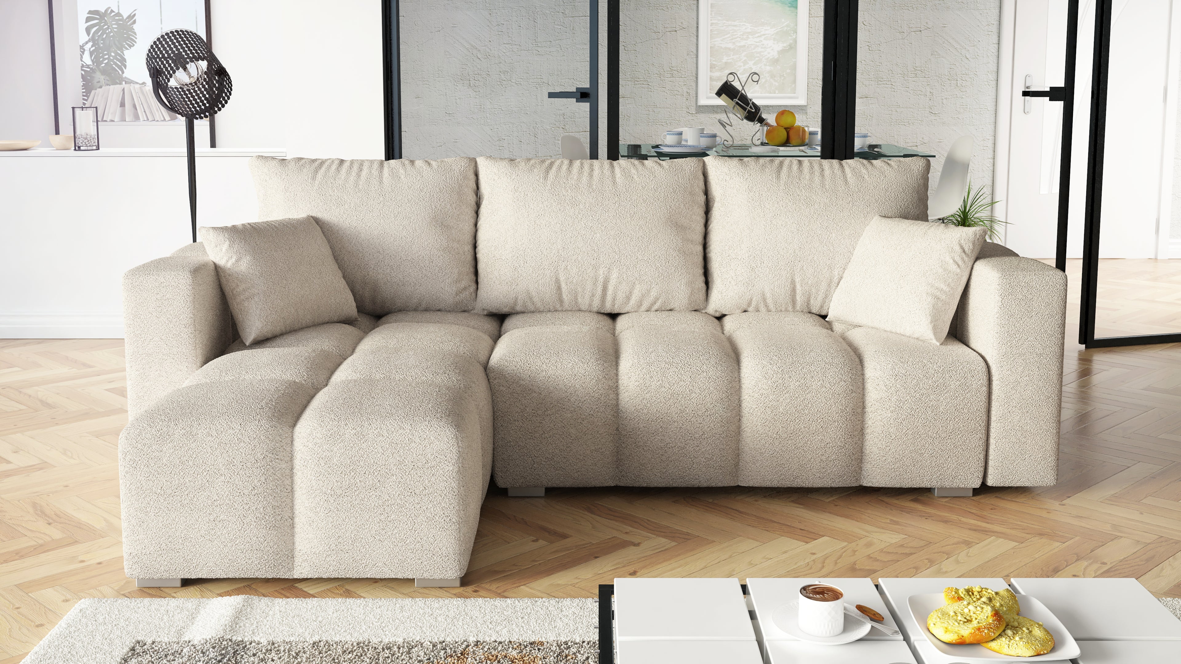 Kampinė Sofa - lova COLIN